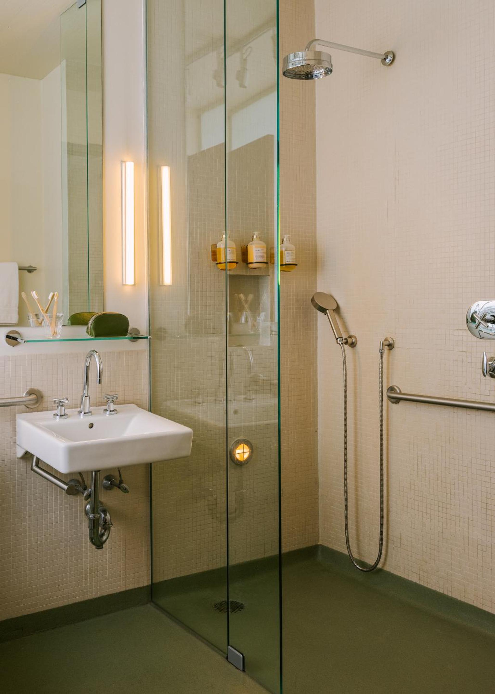Queen Room - Mobility Accessible with Roll-in Shower