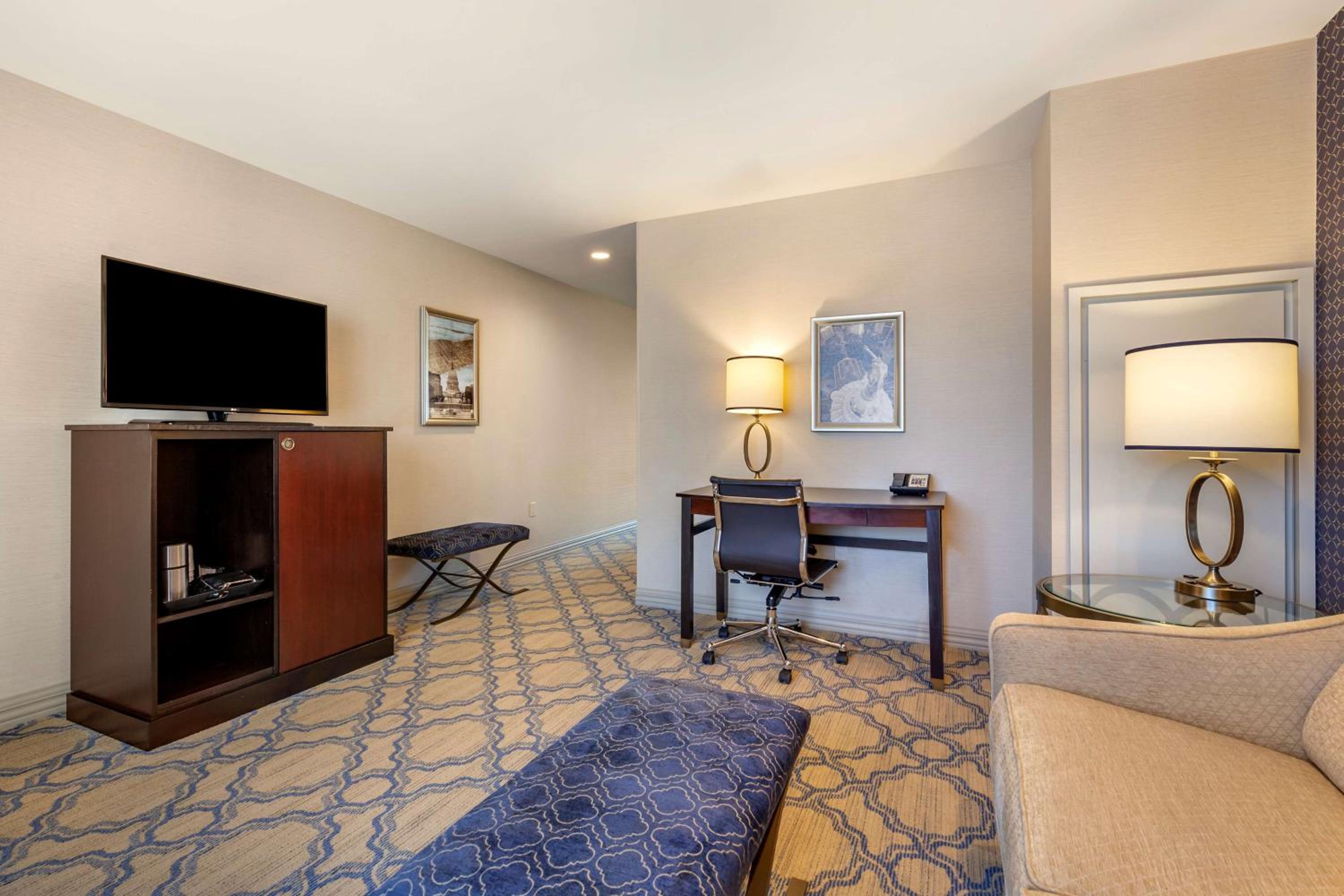 King Suite with Roll-In Shower, Sofa Bed, Parlor Room and View - Disability/Non-Smoking - Photo 4