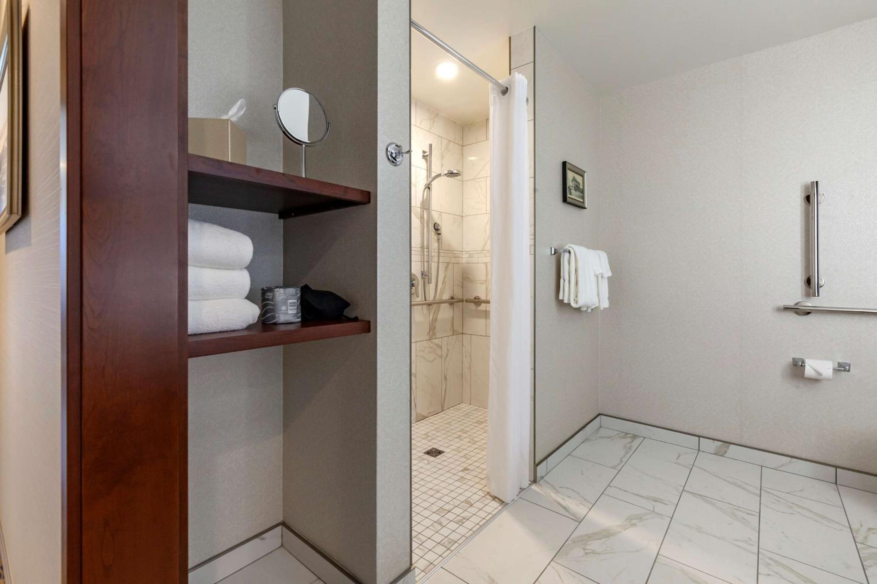 King Suite with Roll-In Shower, Sofa Bed, Parlor Room and View - Disability/Non-Smoking - Photo 5