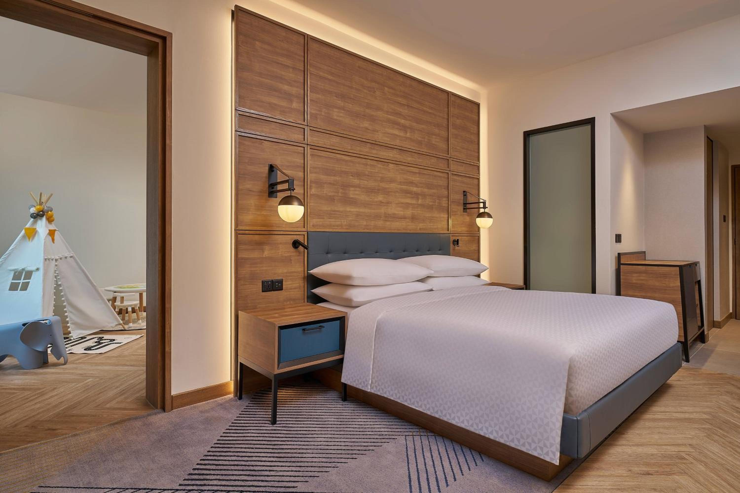 Two-Bedroom Family Suite with City View