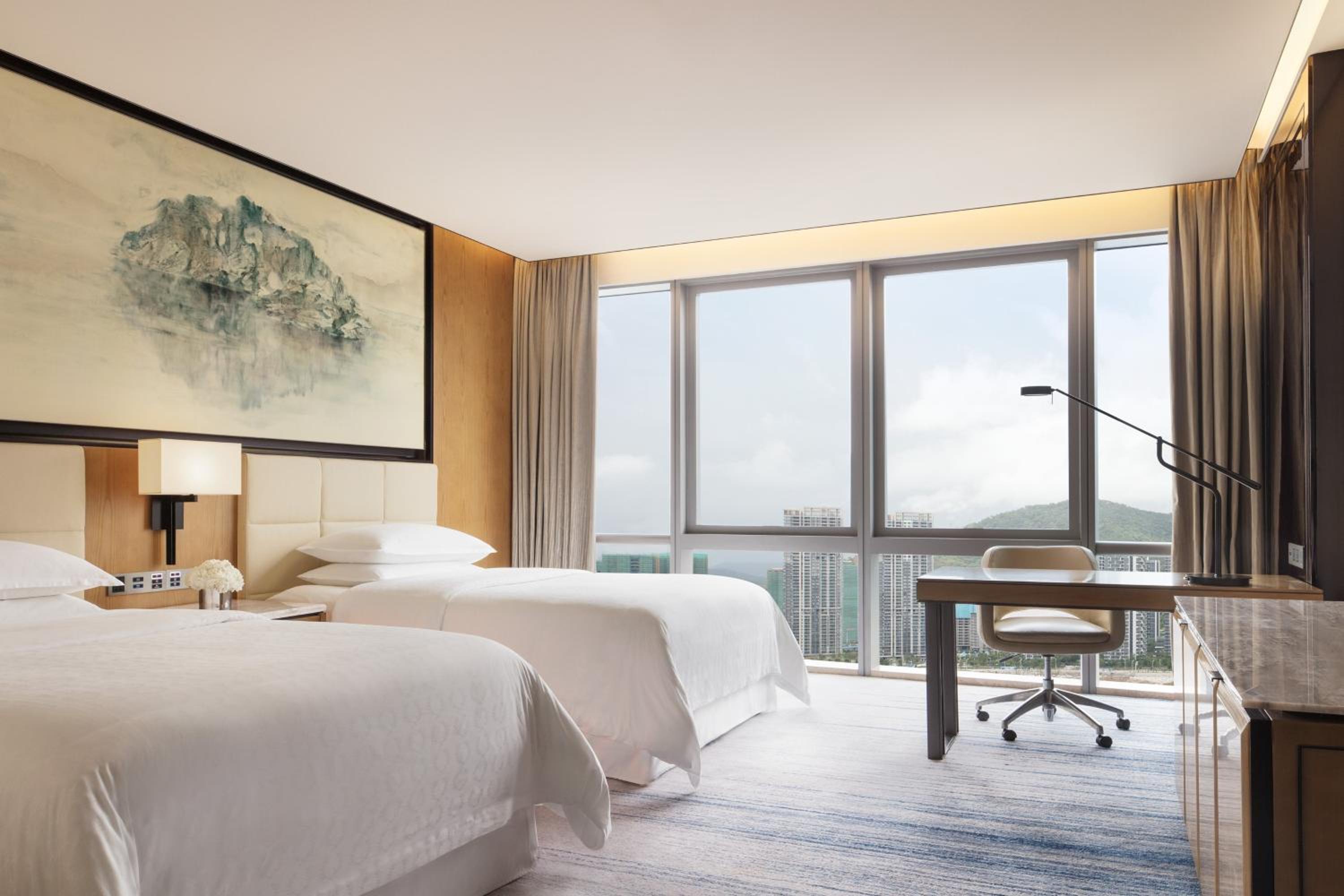 Club Deluxe Twin, Club level, Guest room, 2 Double, City view photo 1