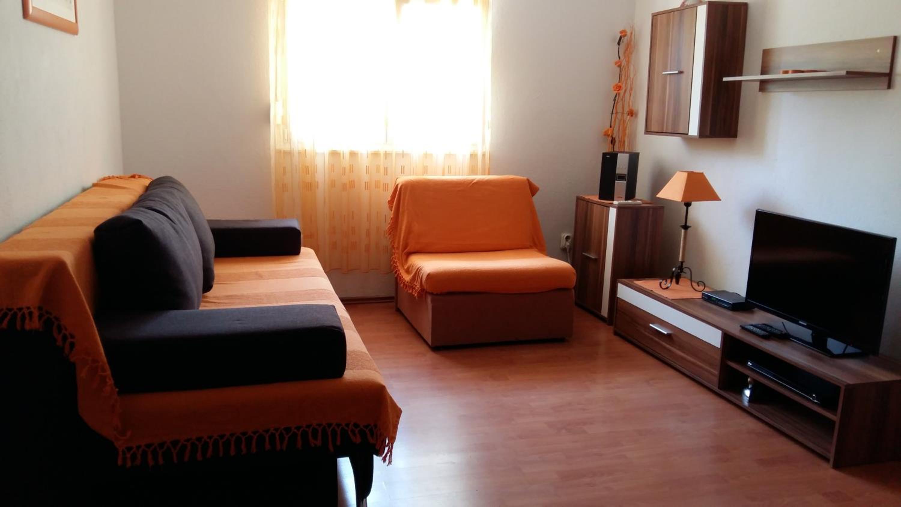 One-Bedroom Apartment with Balcony and Sea View - First Floor