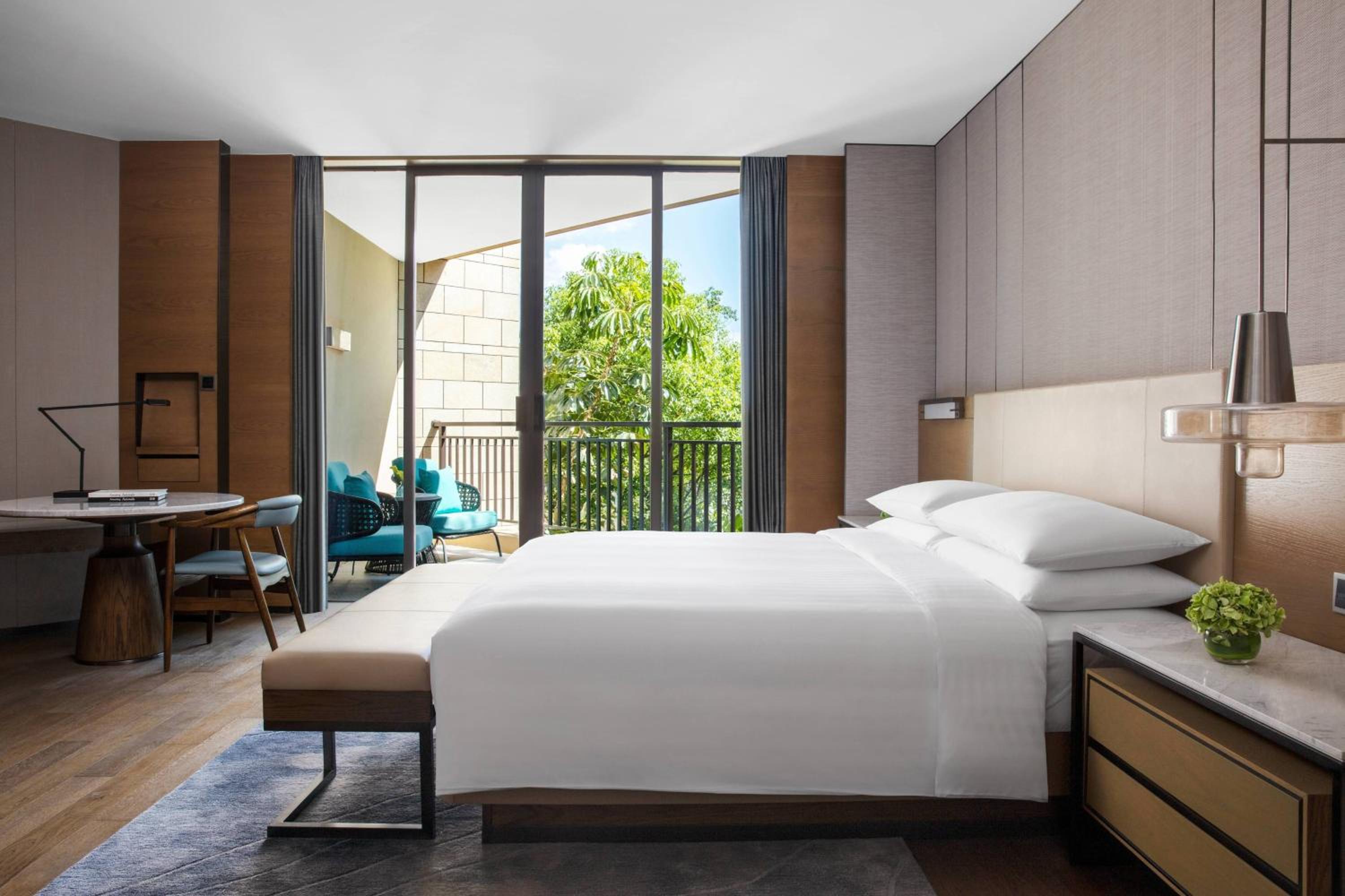 King Room with Balcony and Garden View