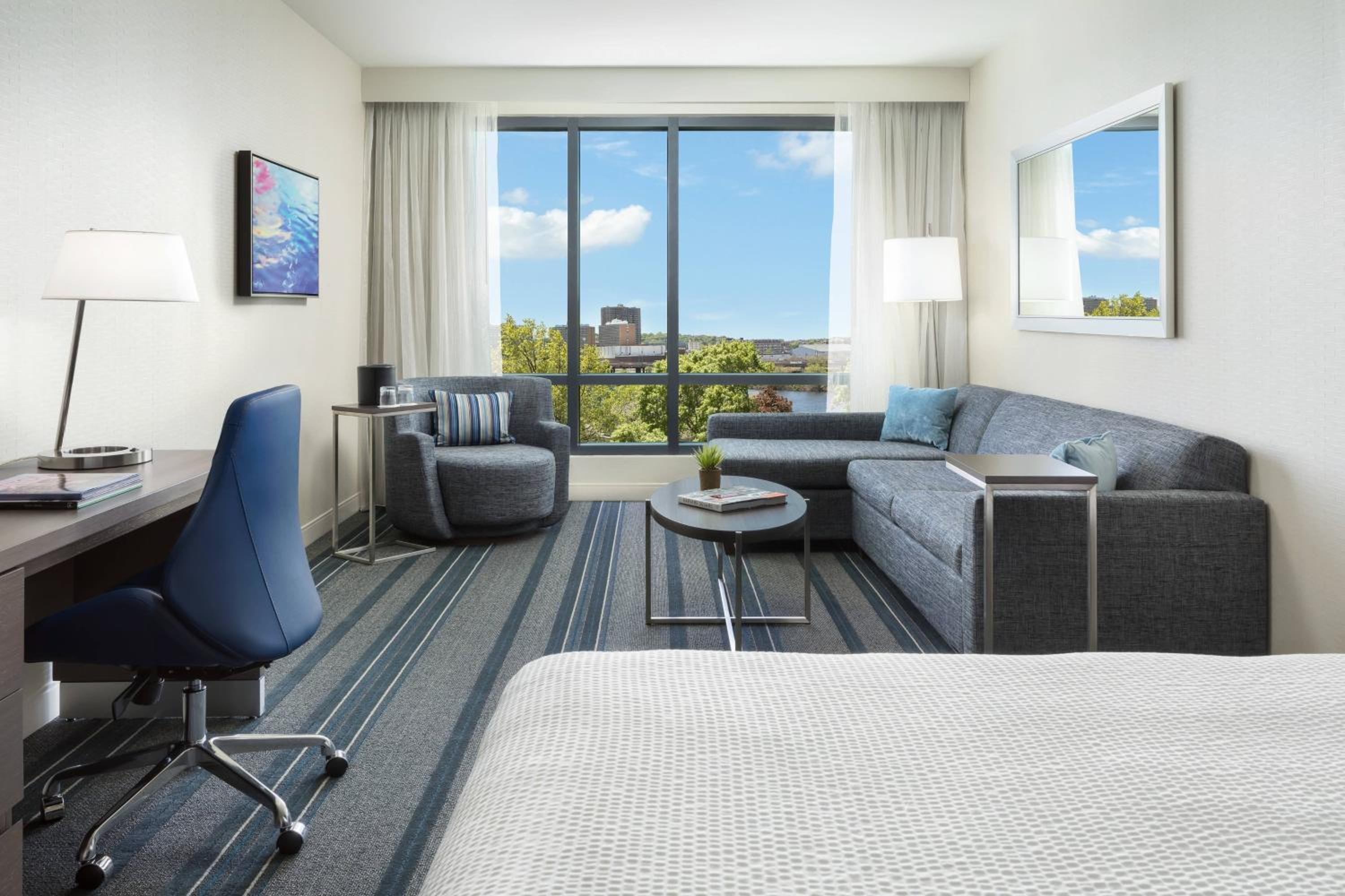 Executive Guest Room with Two Queen Beds and Sofa Bed