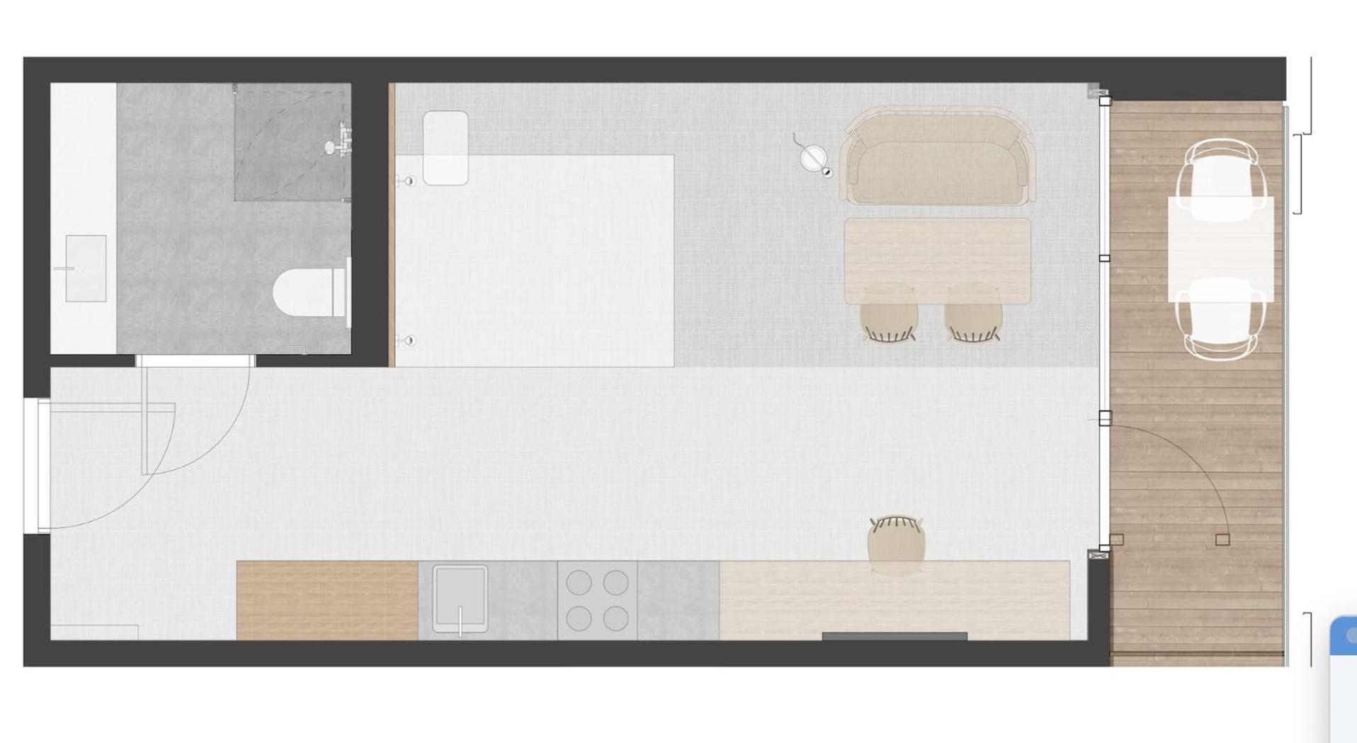 Studio with Balcony - Photo 5