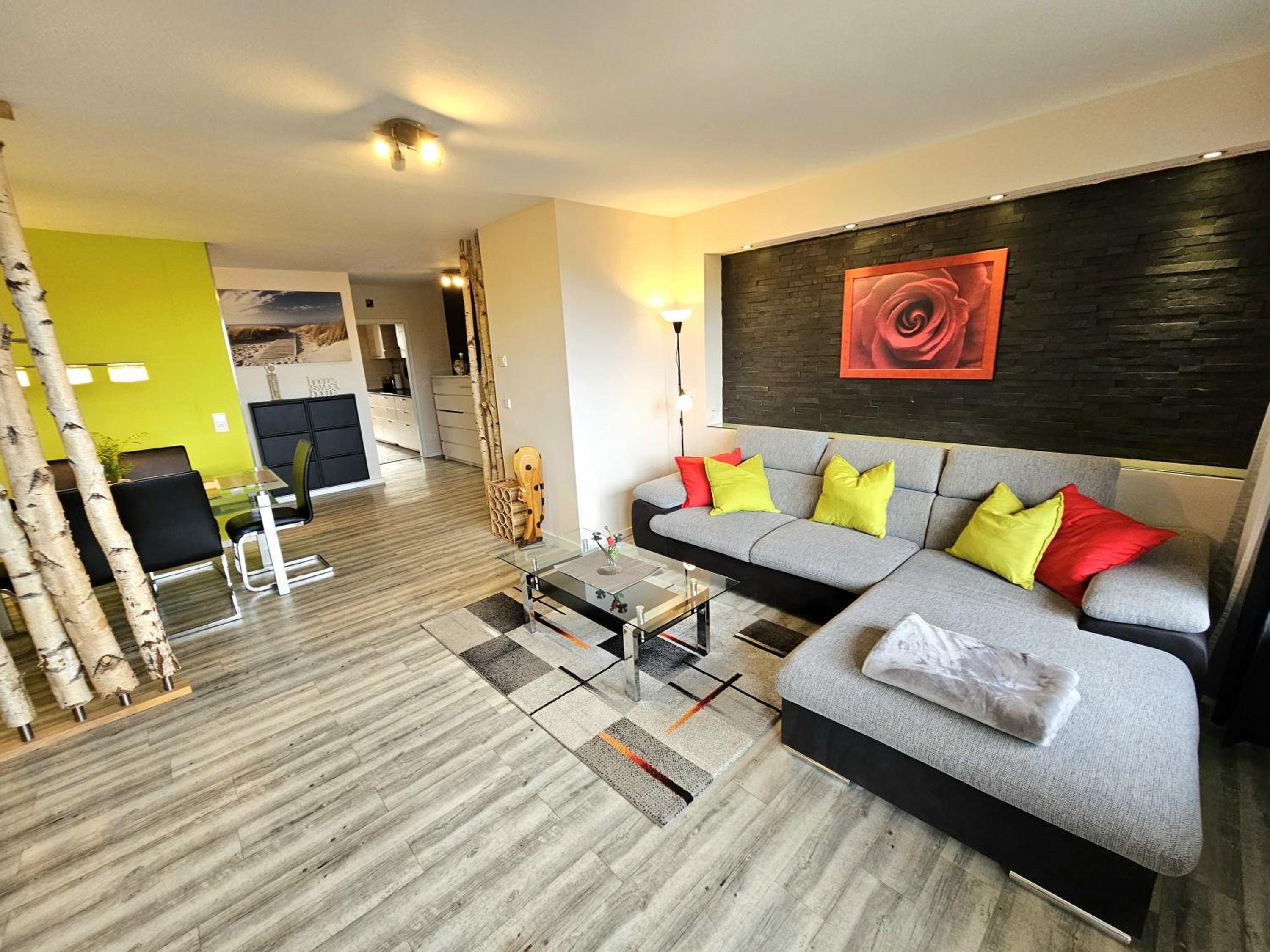 Three-Bedroom Premium Apartment with Balcony