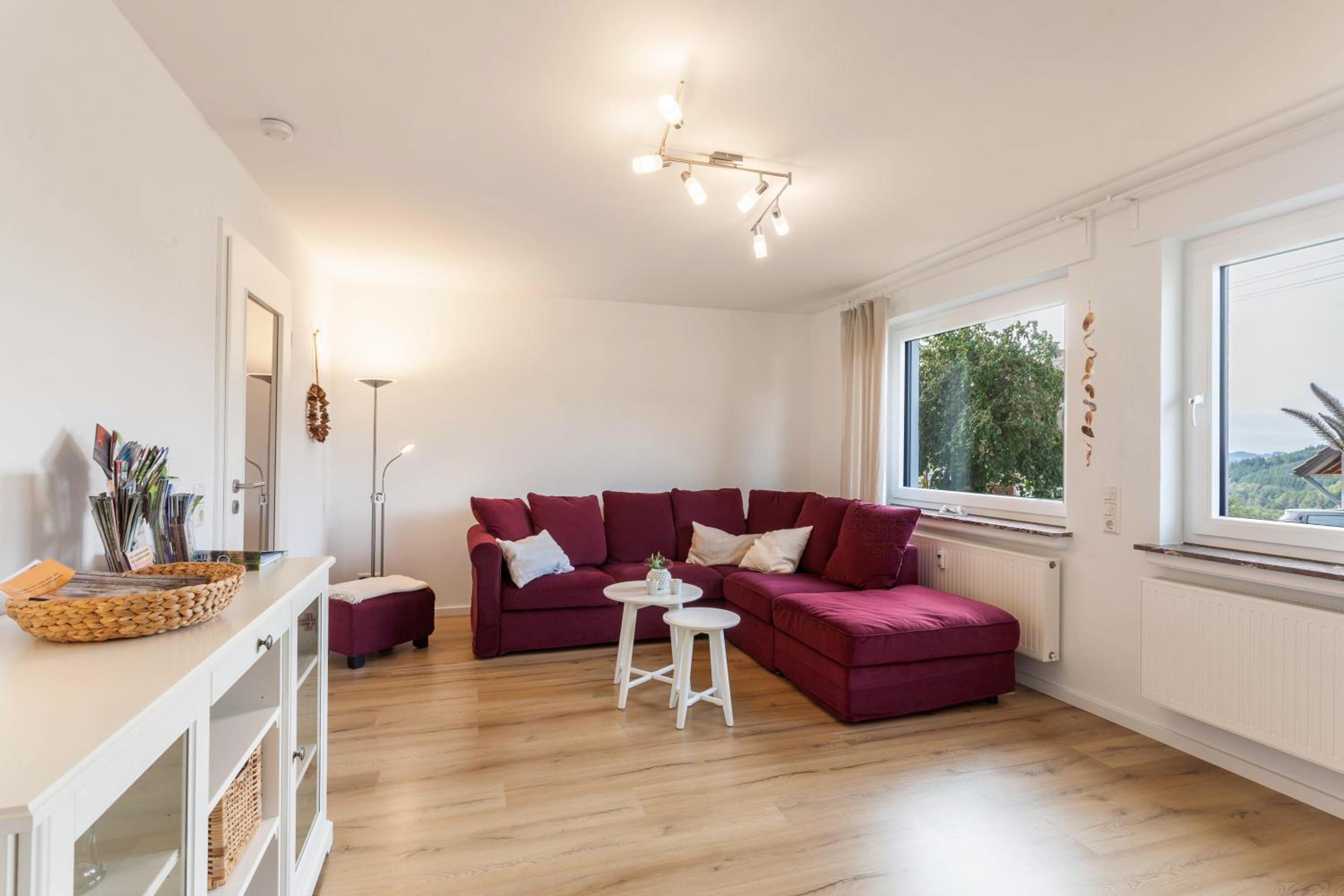 Two-Bedroom Deluxe Apartment with Garden View