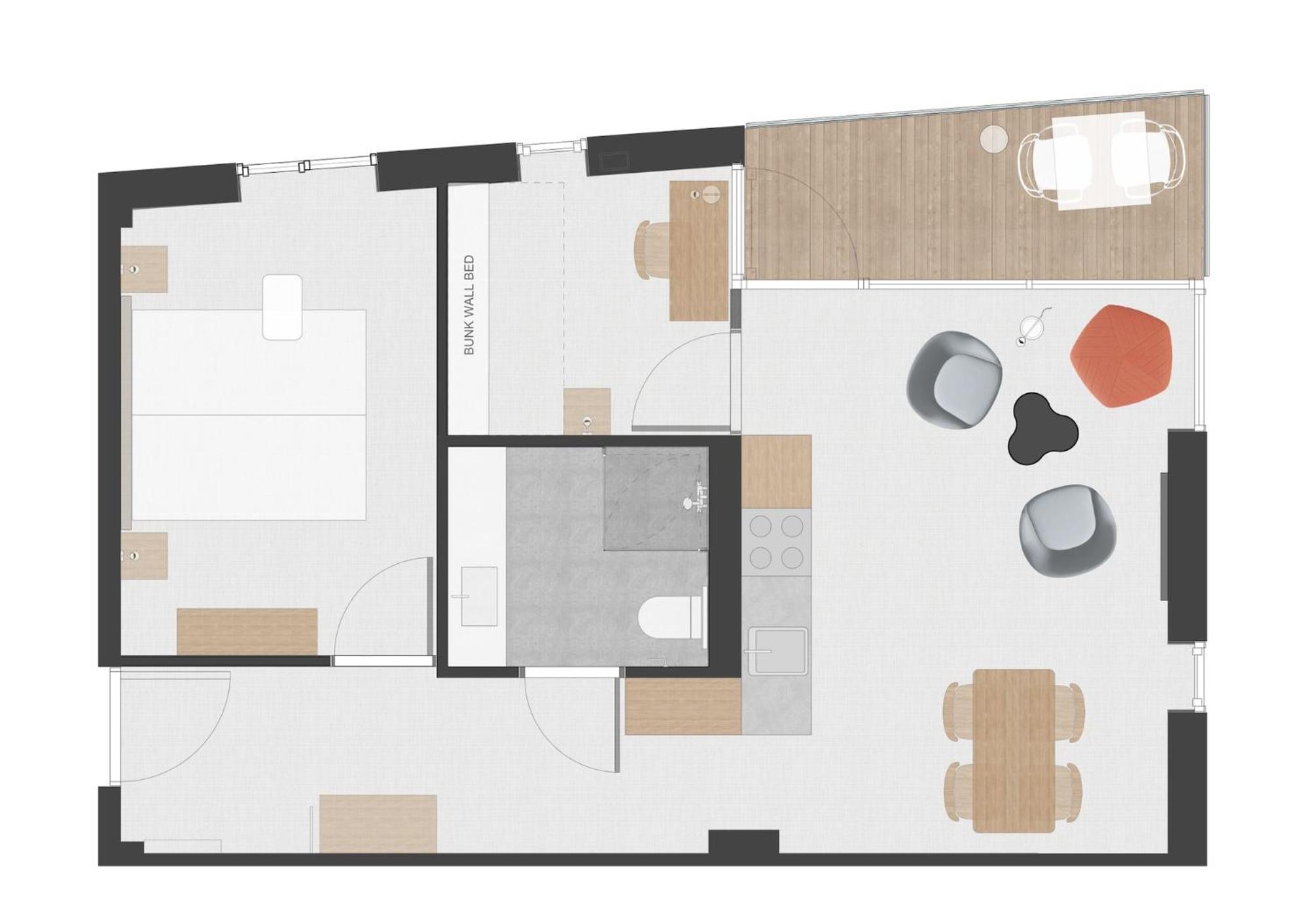 Apartment with Two Bedrooms and Balcony  - Photo 5