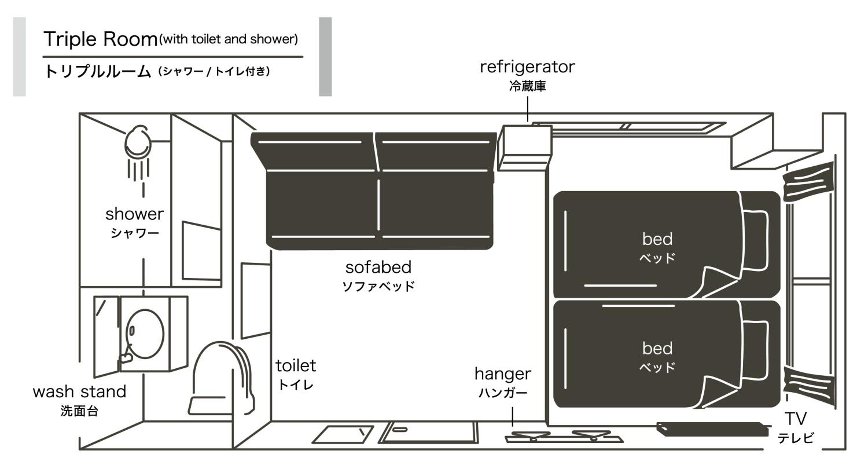 Triple Room with Private Bathroom - Photo 5