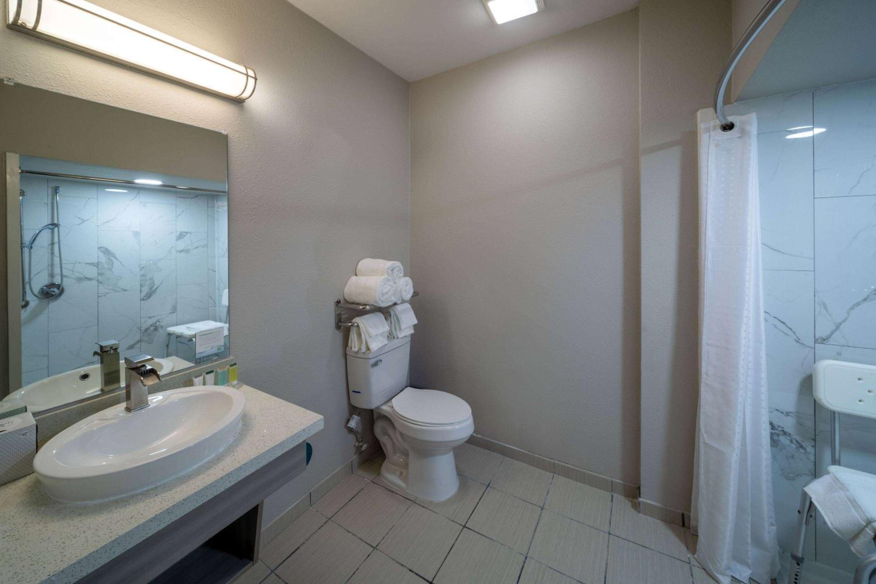 Queen Studio Suite with  Mobility Access and Roll-In Shower, Non-Smoking photo 3