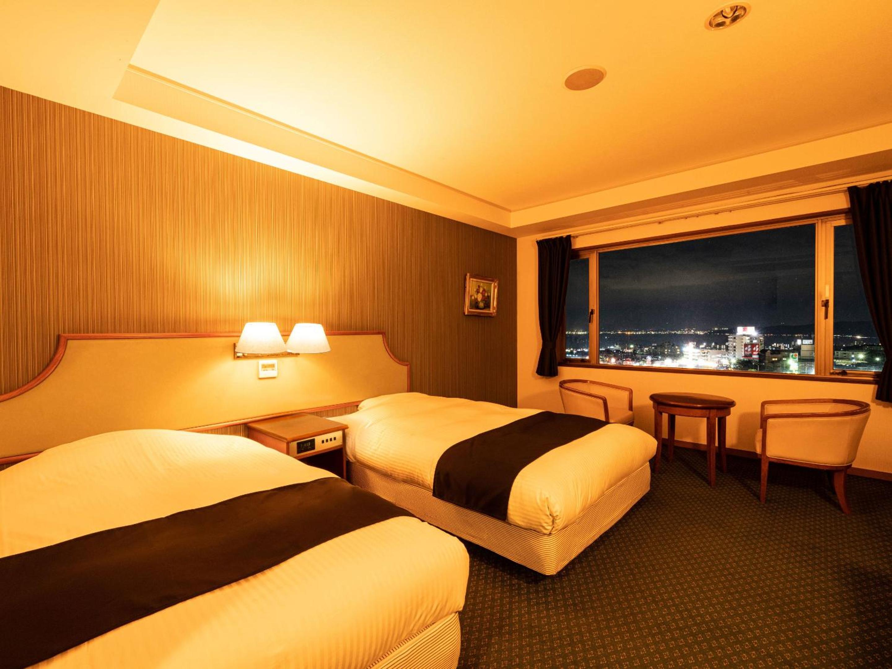 Standard Twin Room (Ocean View) - Indoor Bath - Non-Smoking
