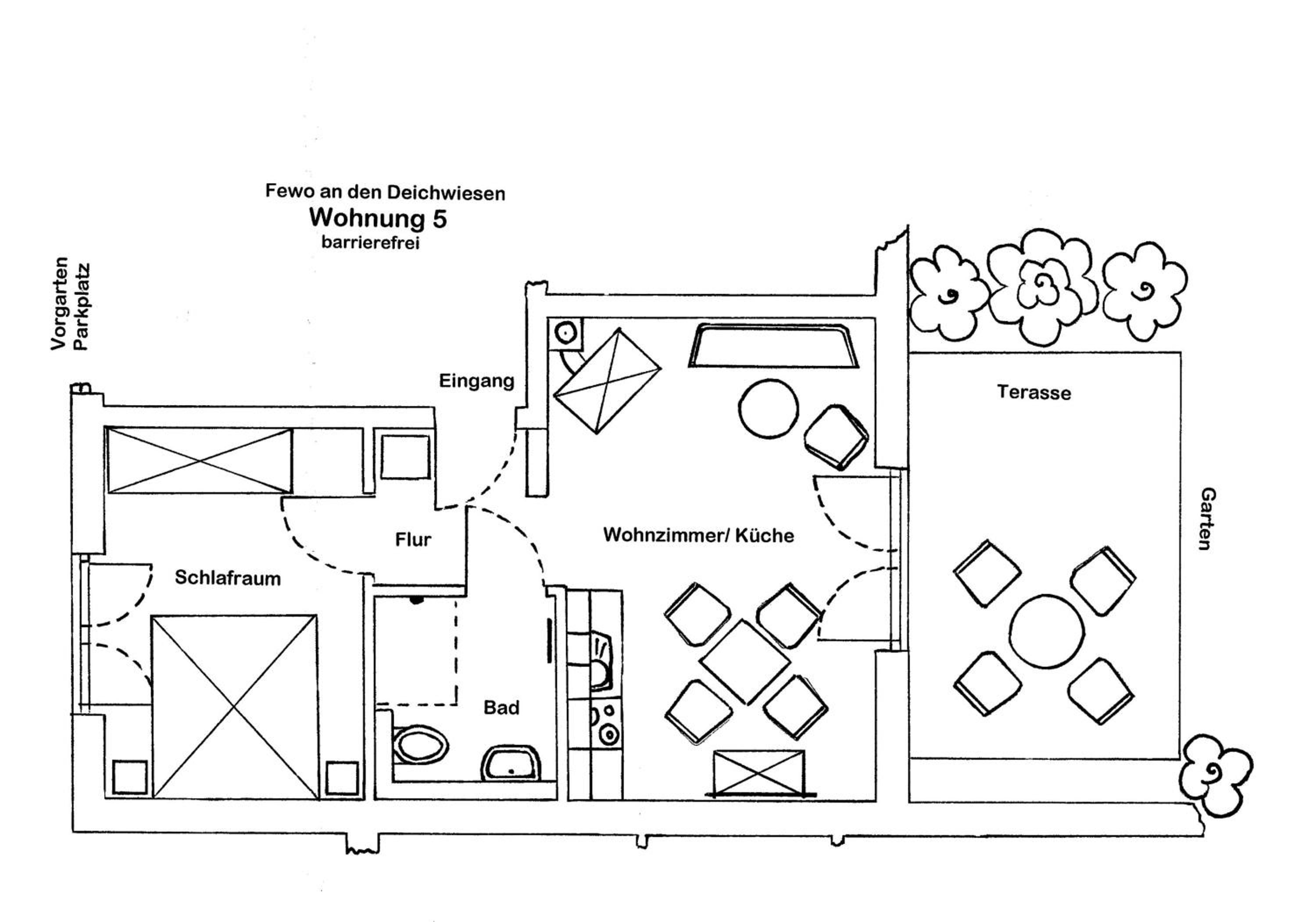 One-Bedroom Apartment with Terrace photo 2