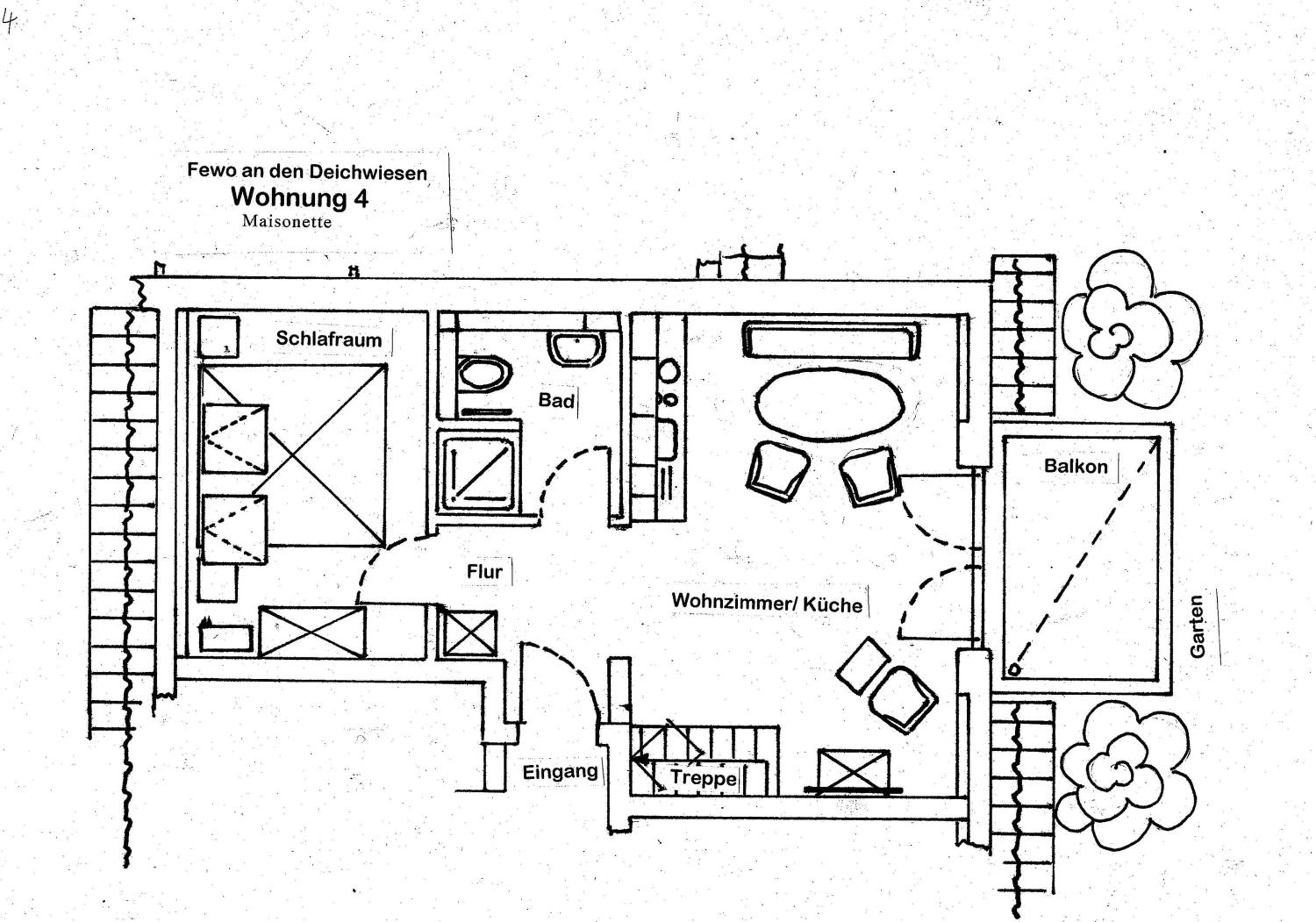 Two-Bedroom Apartment with Shower  photo 3