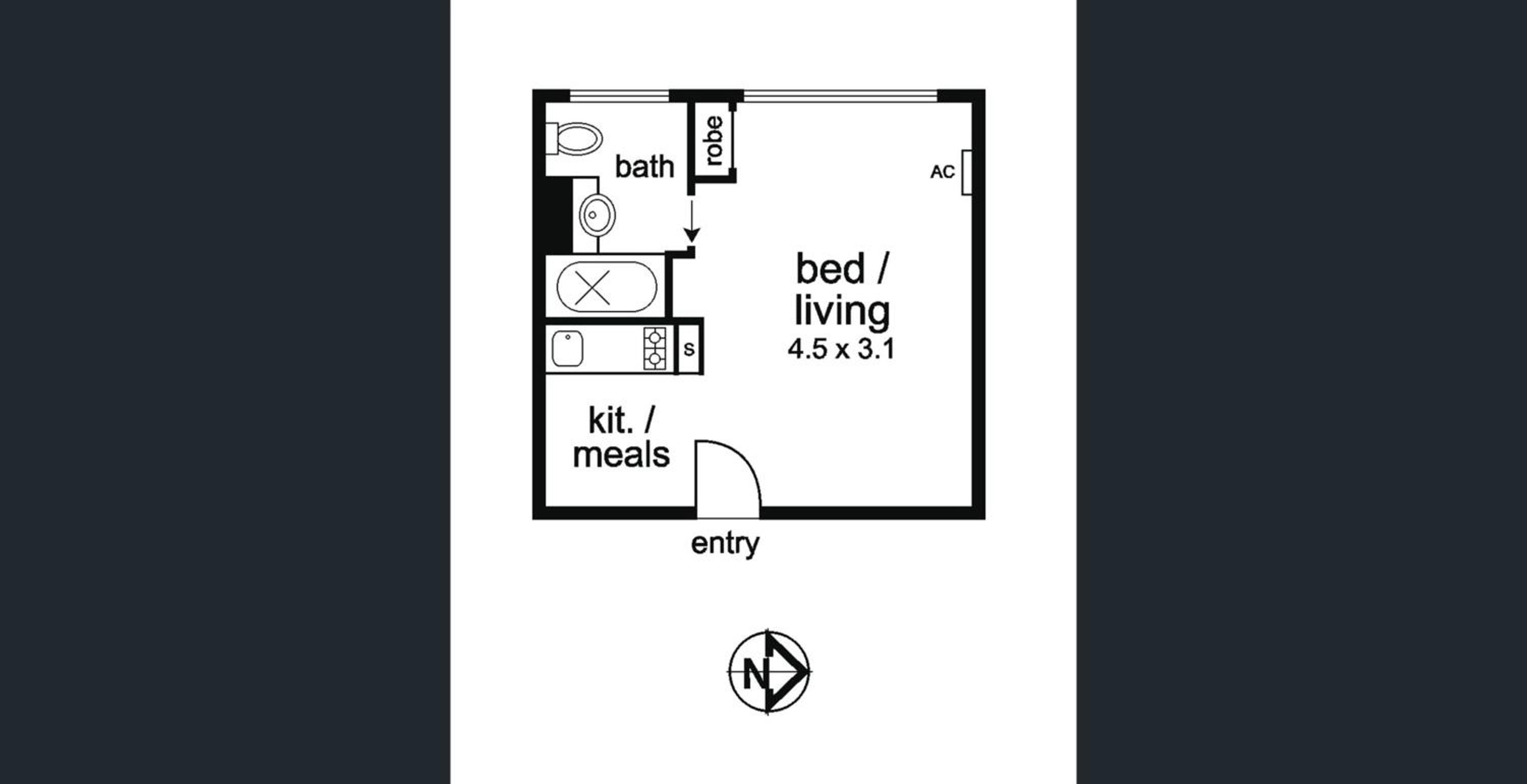Studio Apartment King Bed - Photo 7