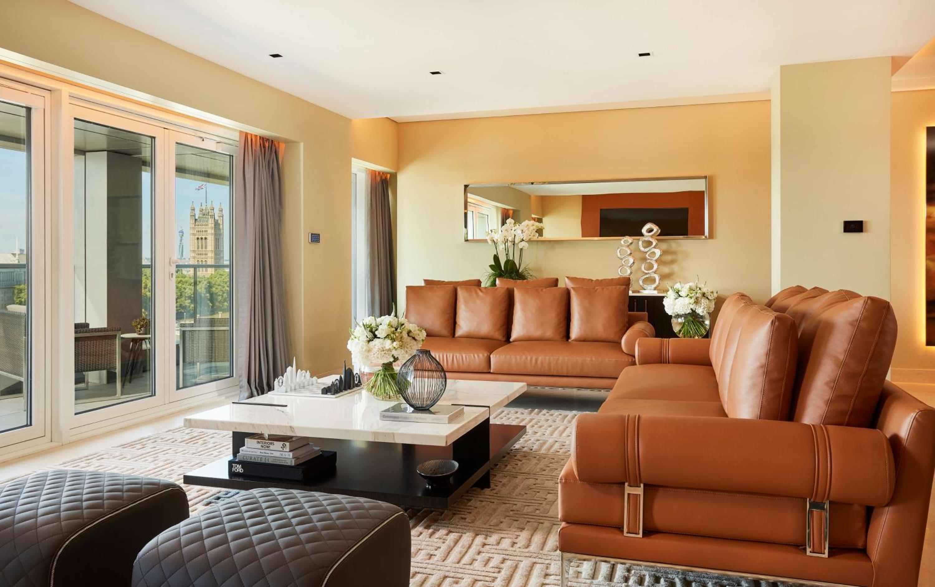 Two-Bedroom Suite with Balcony and River View