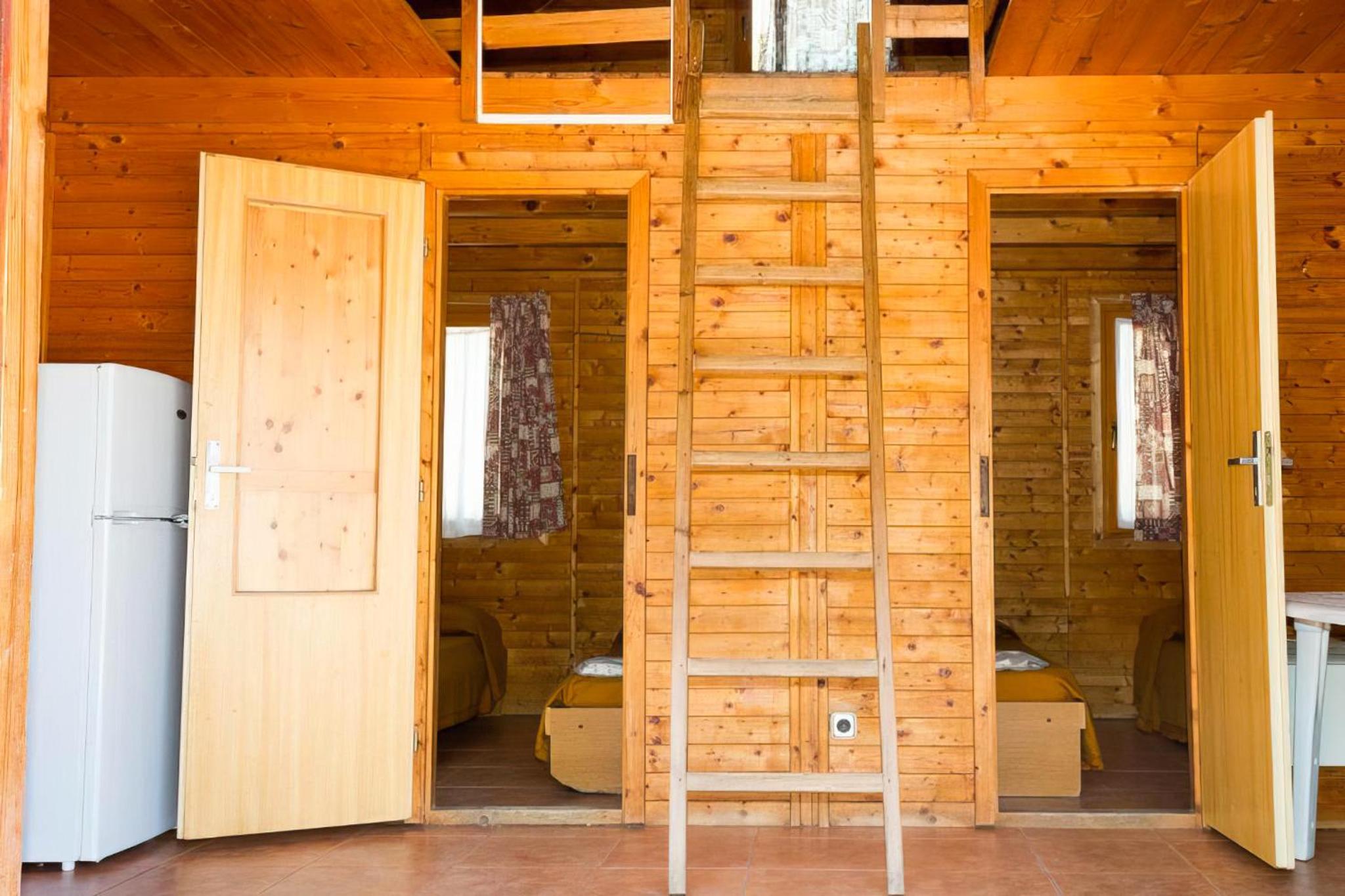 Bungaló con baño compartido
