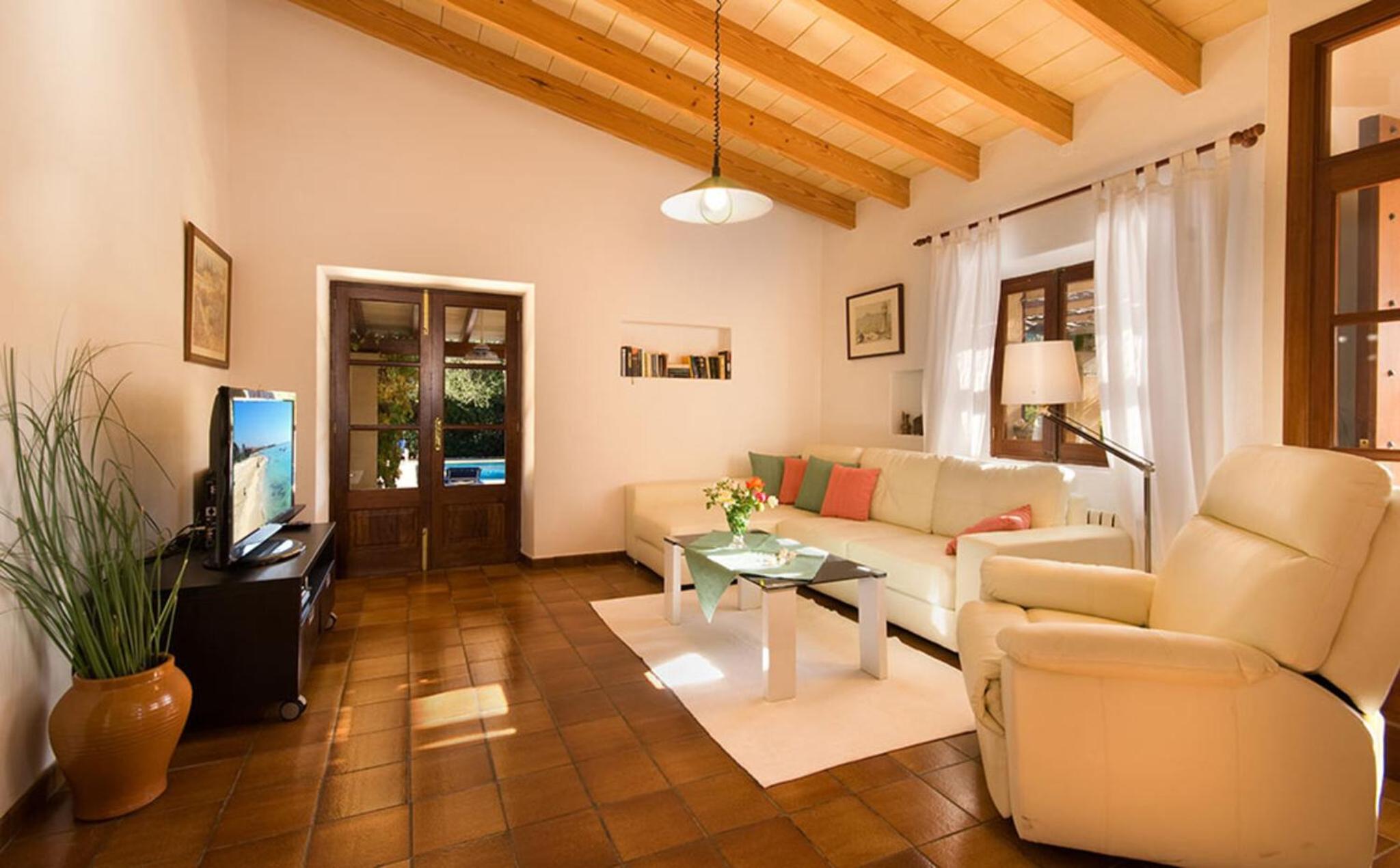 Villa con vistas al jardín