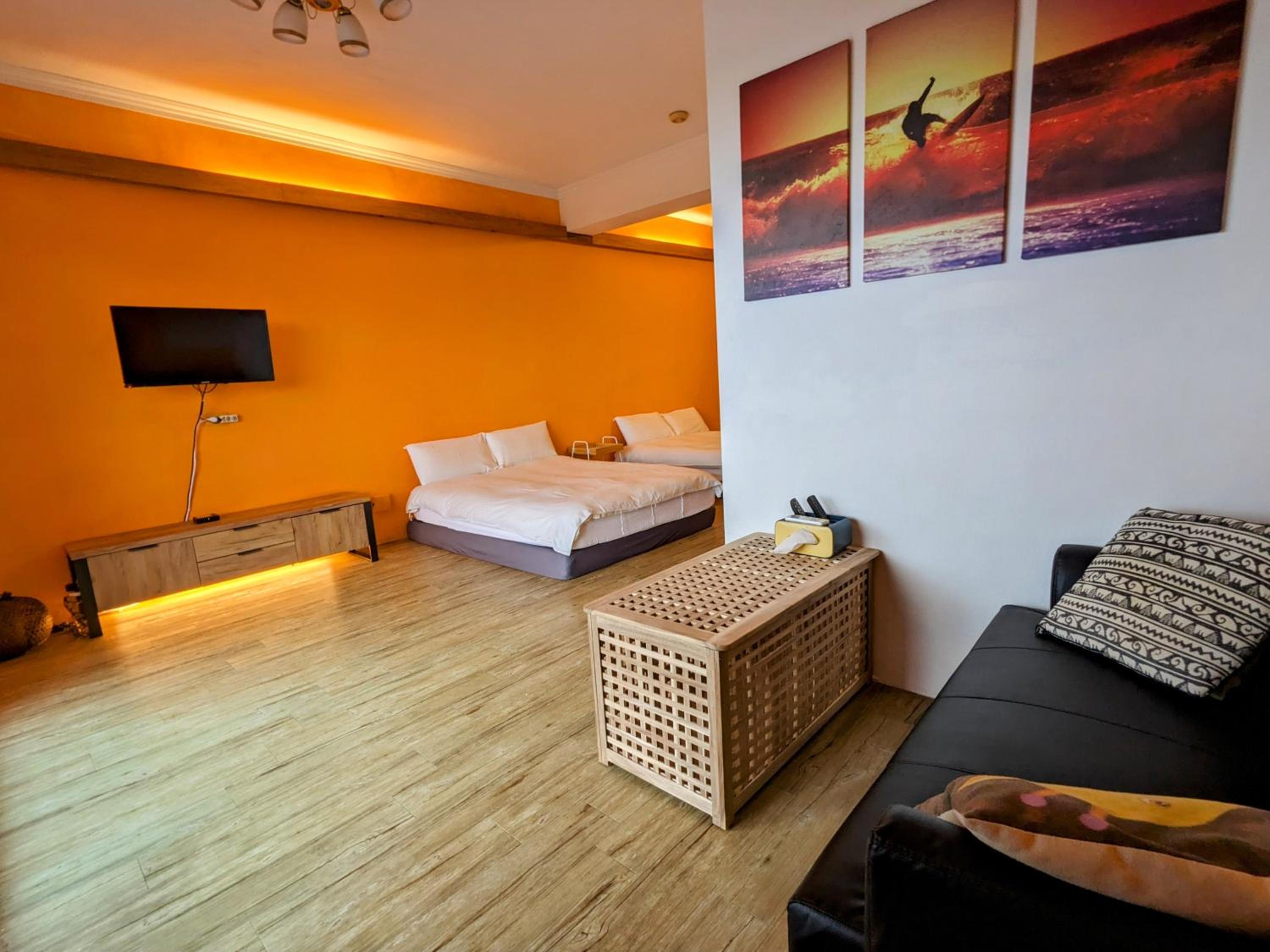 Deluxe Quadruple Room with Sea View
