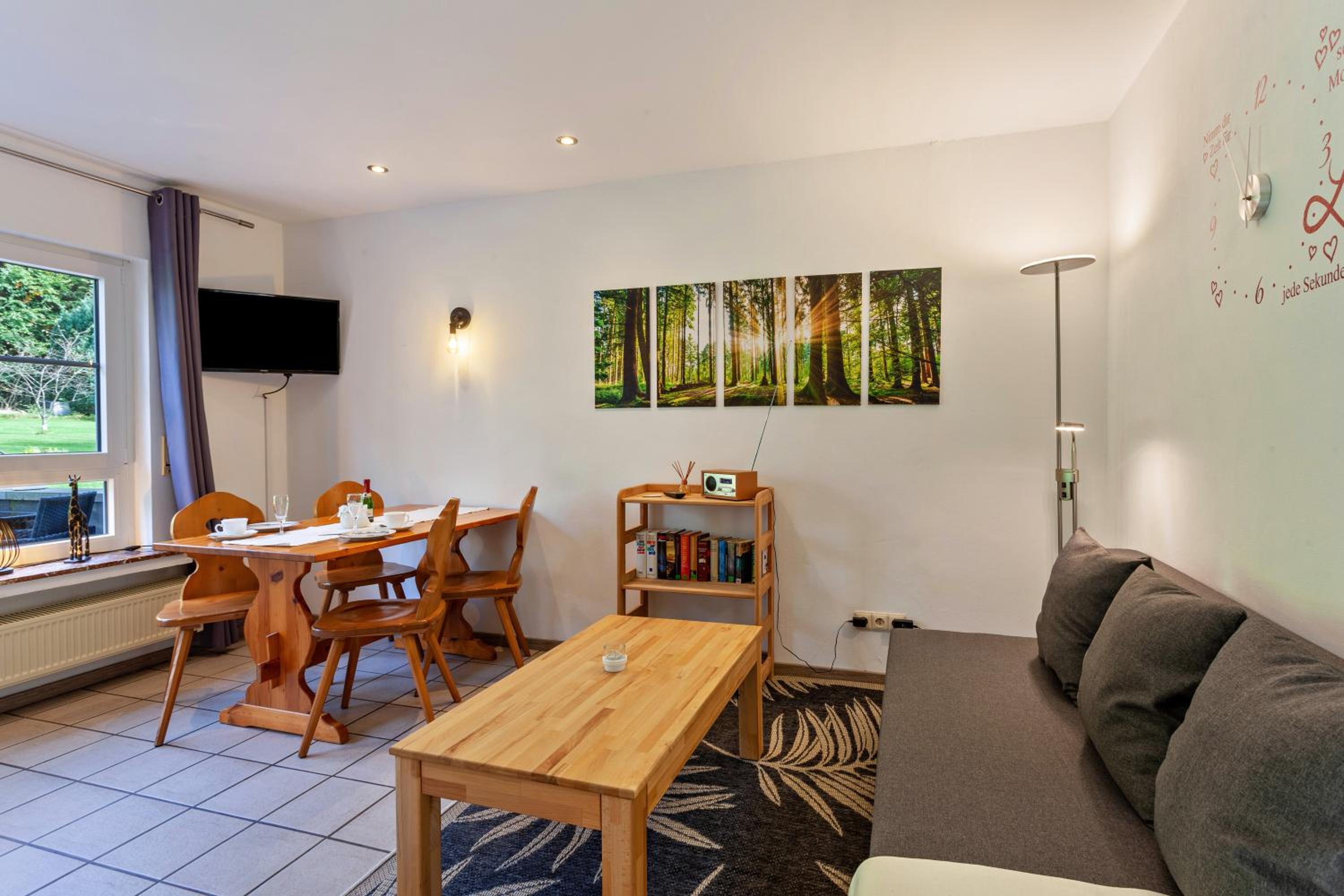 One-Bedroom Apartment with Garden View