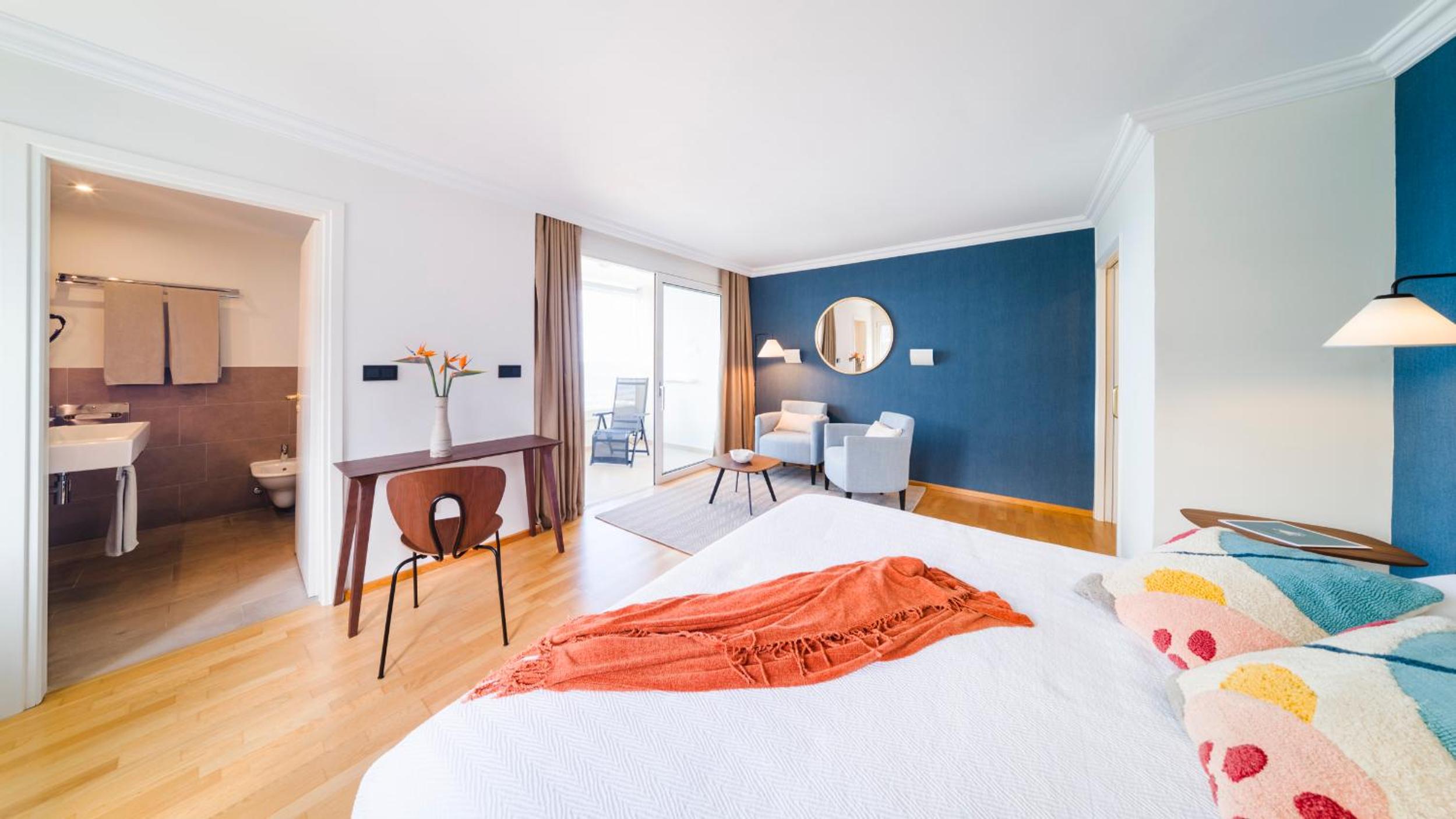 Habitación Doble o con Dos Camas Superior con Vista al Mar