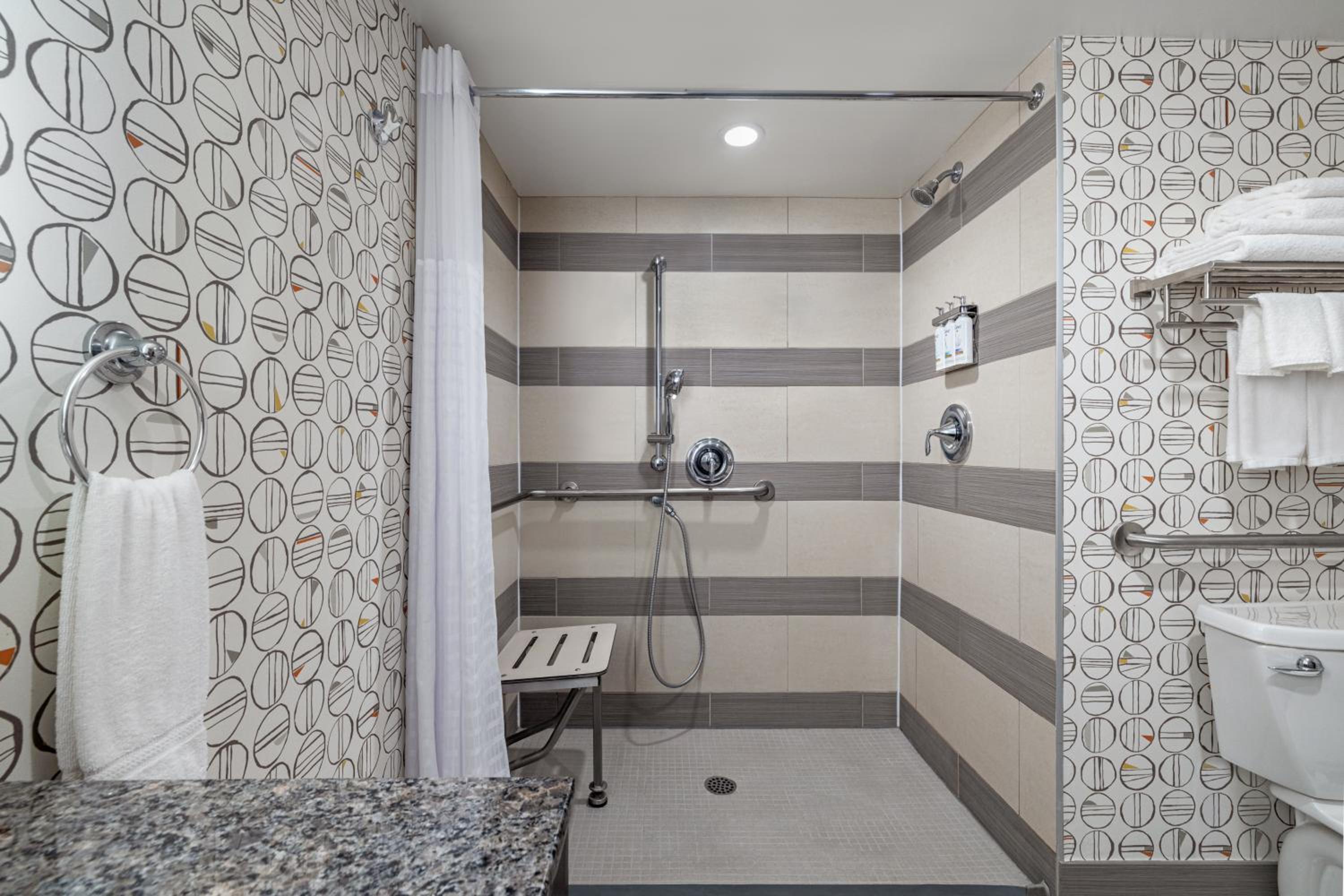 Standard Queen Room with Mobility Accessible Roll-In Shower thumbnail 6