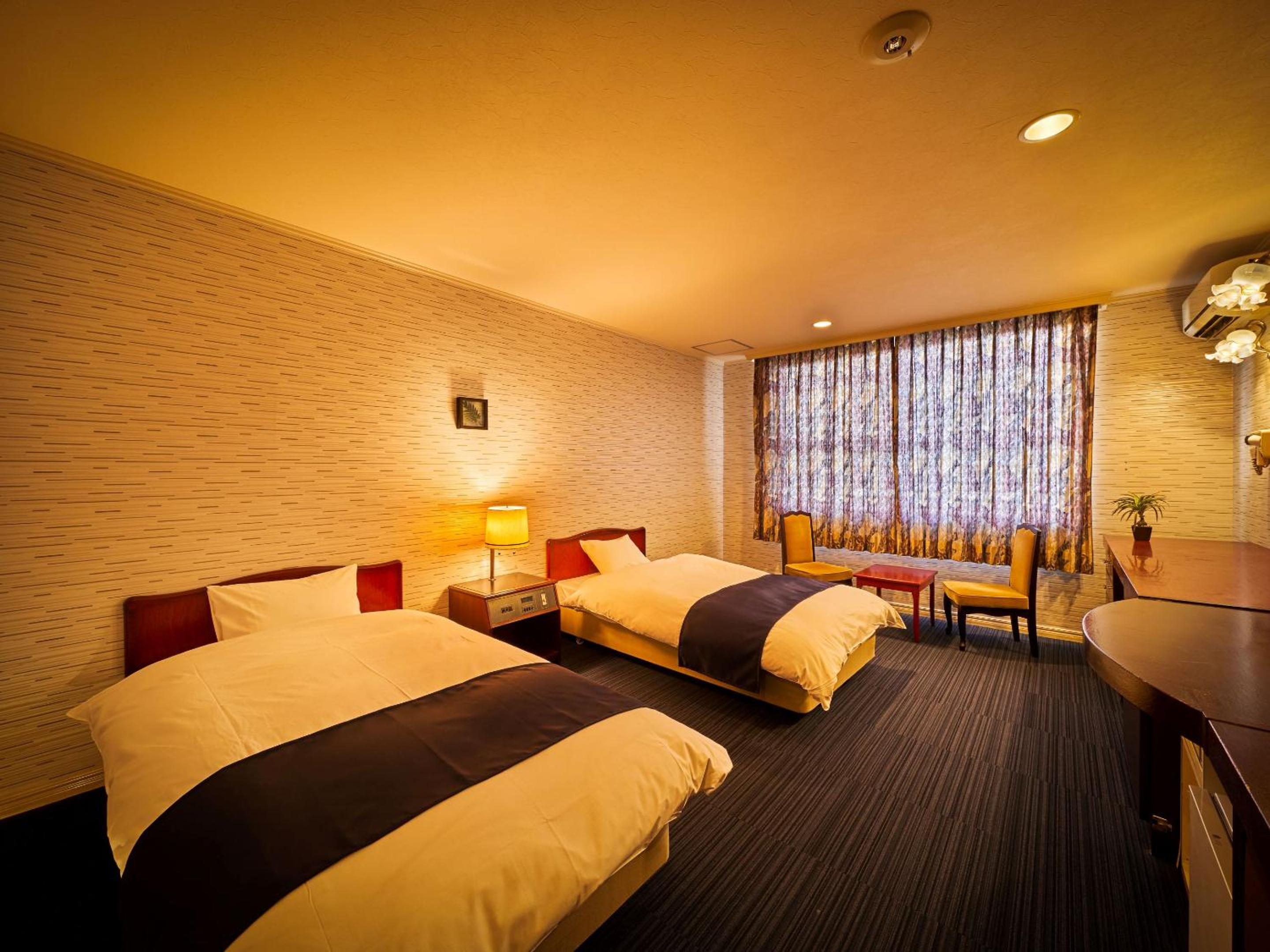 Standard Twin Room With Bathroom And City View