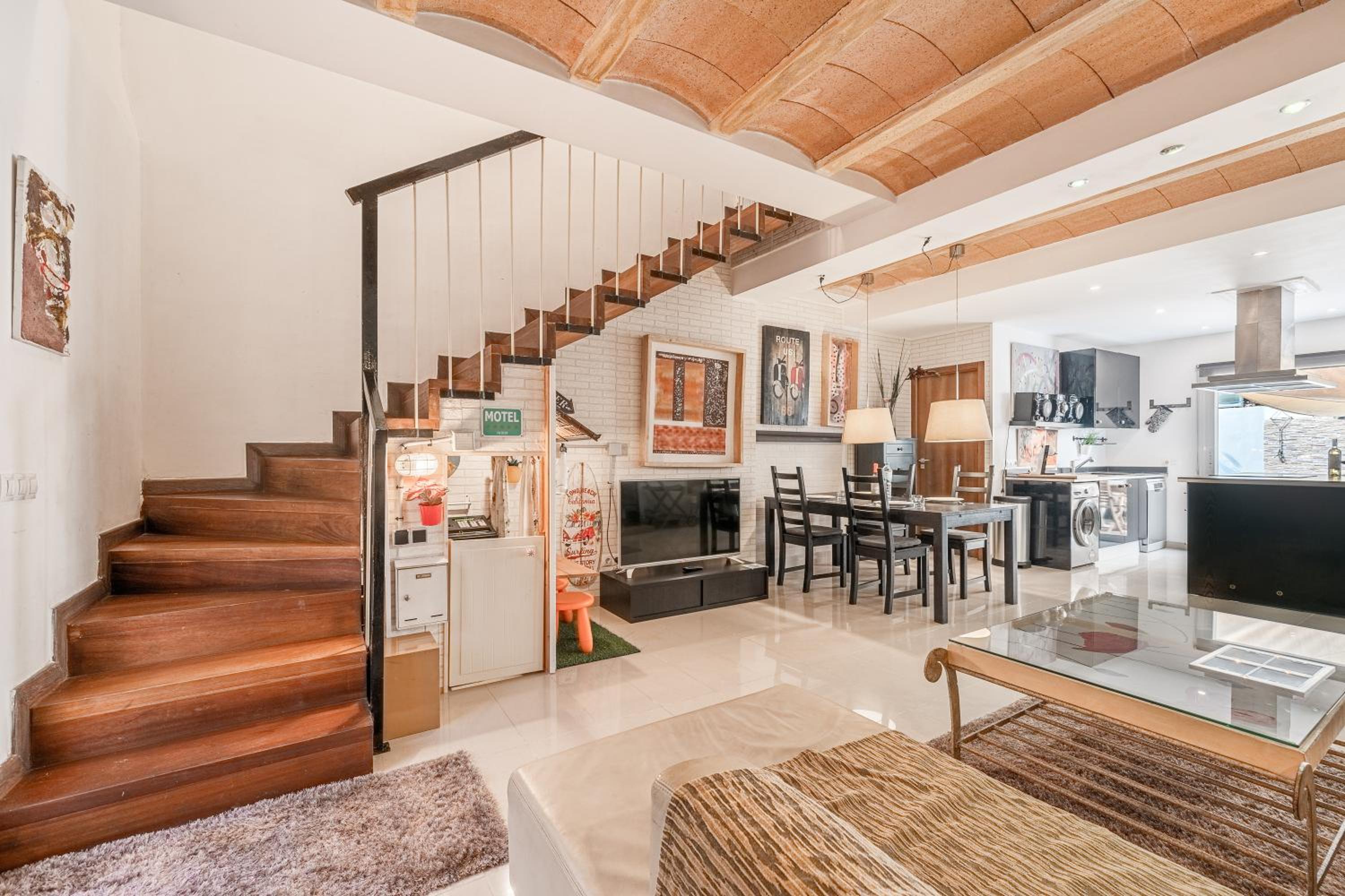 Villa con vistas al jardín