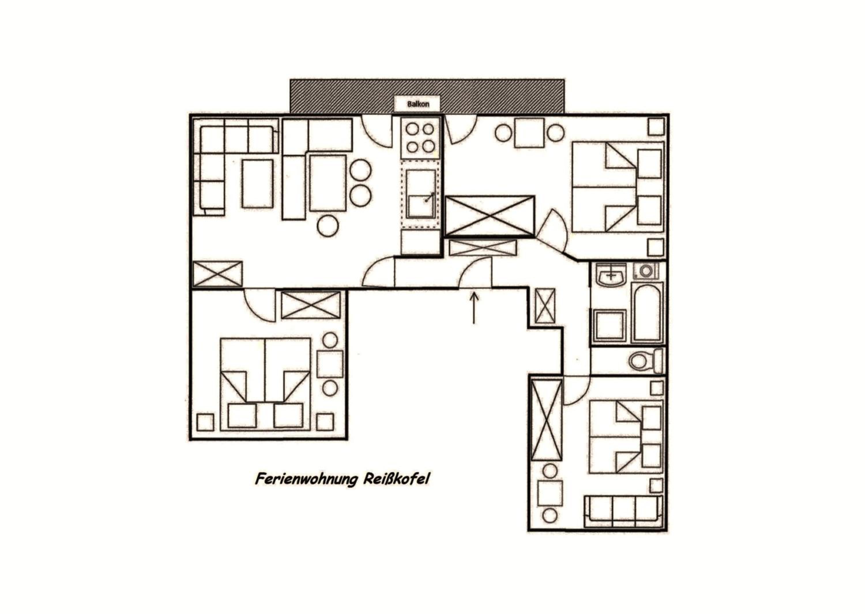 Three-Bedroom Apartment photo 2
