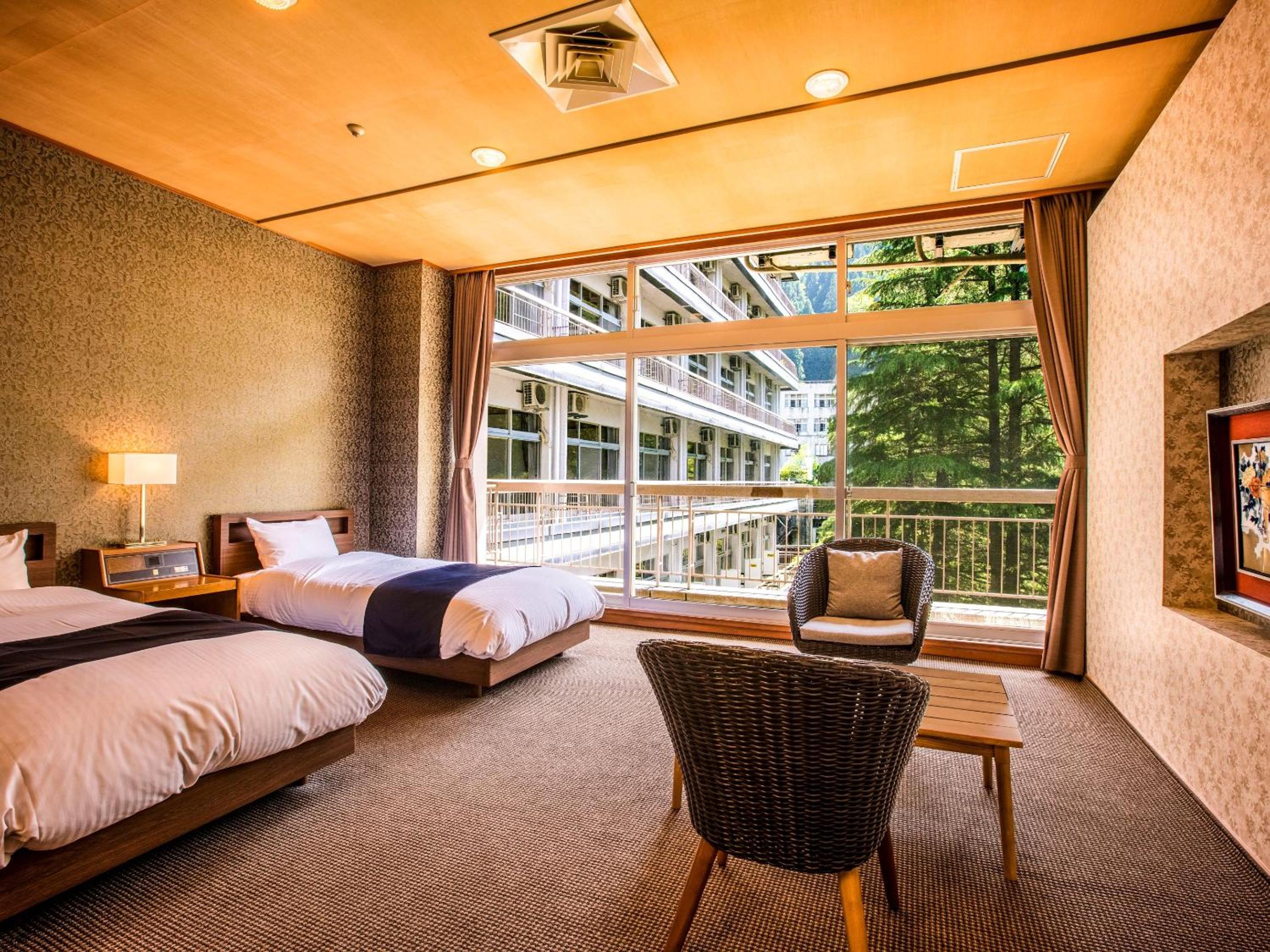 Standard Japanese-Western-Style-Room - Indoor Bath - Non-Smoking photo 3