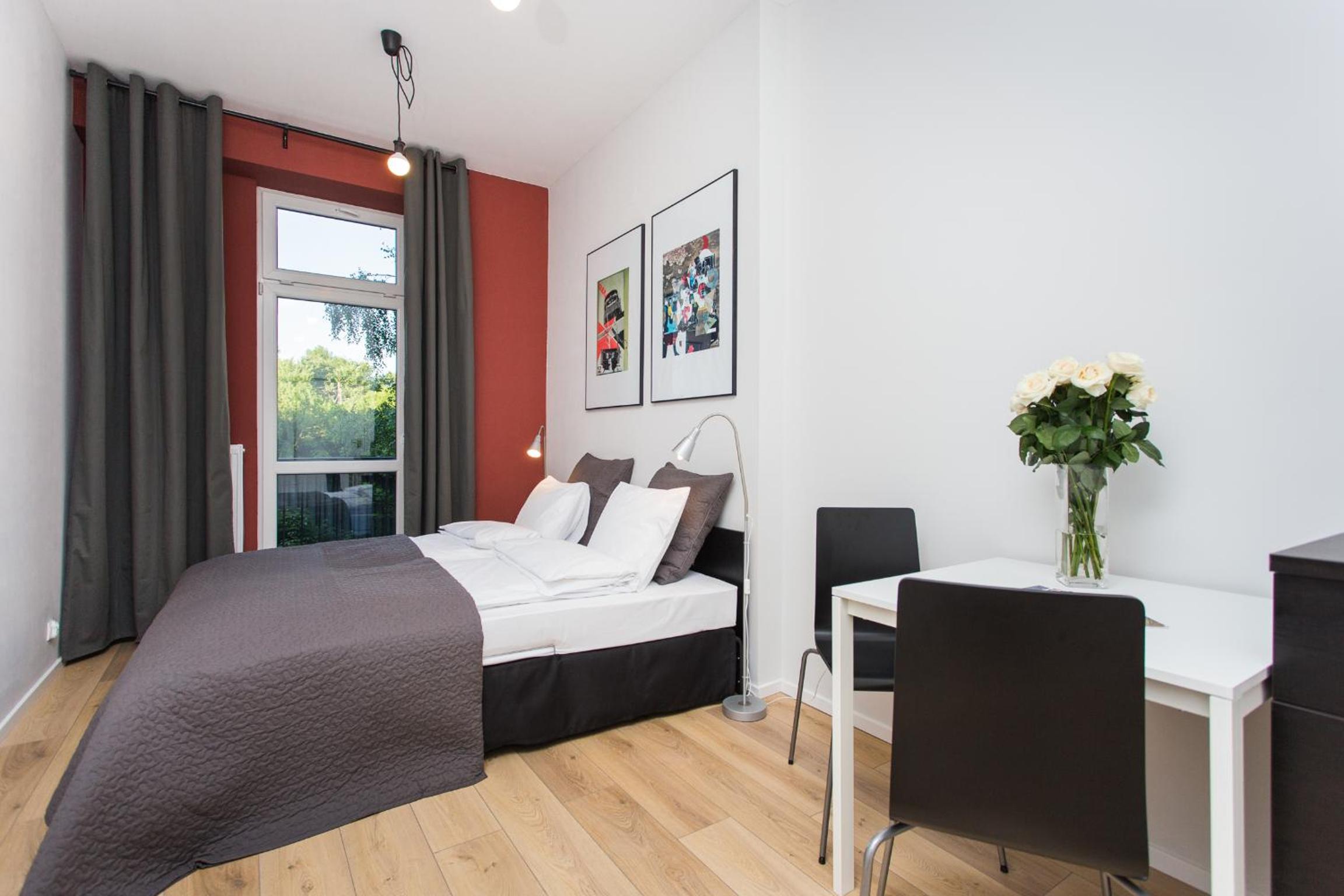 Studio with Balcony