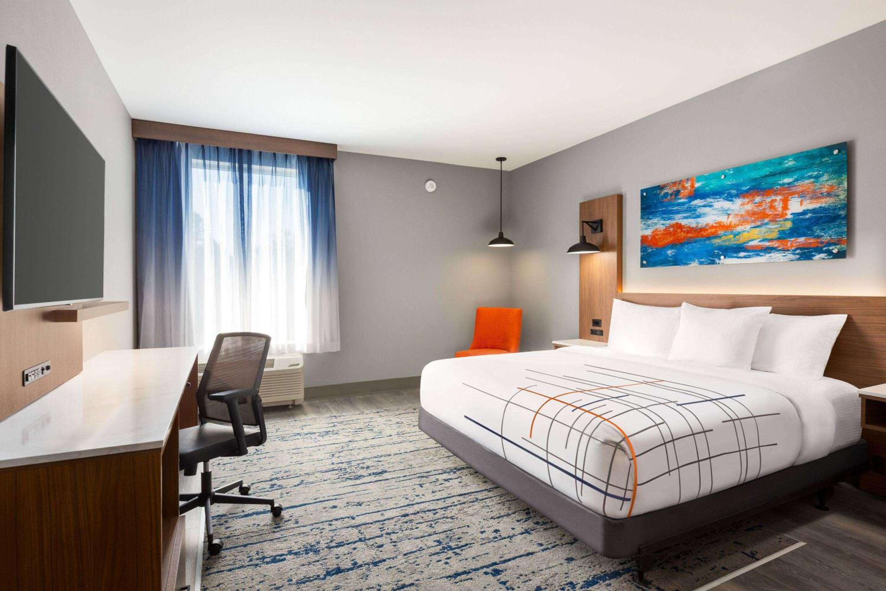 King Room with One King Bed and Roll-in Shower - Mobility and Hearing Accessible/Non-Smoking - Photo 3