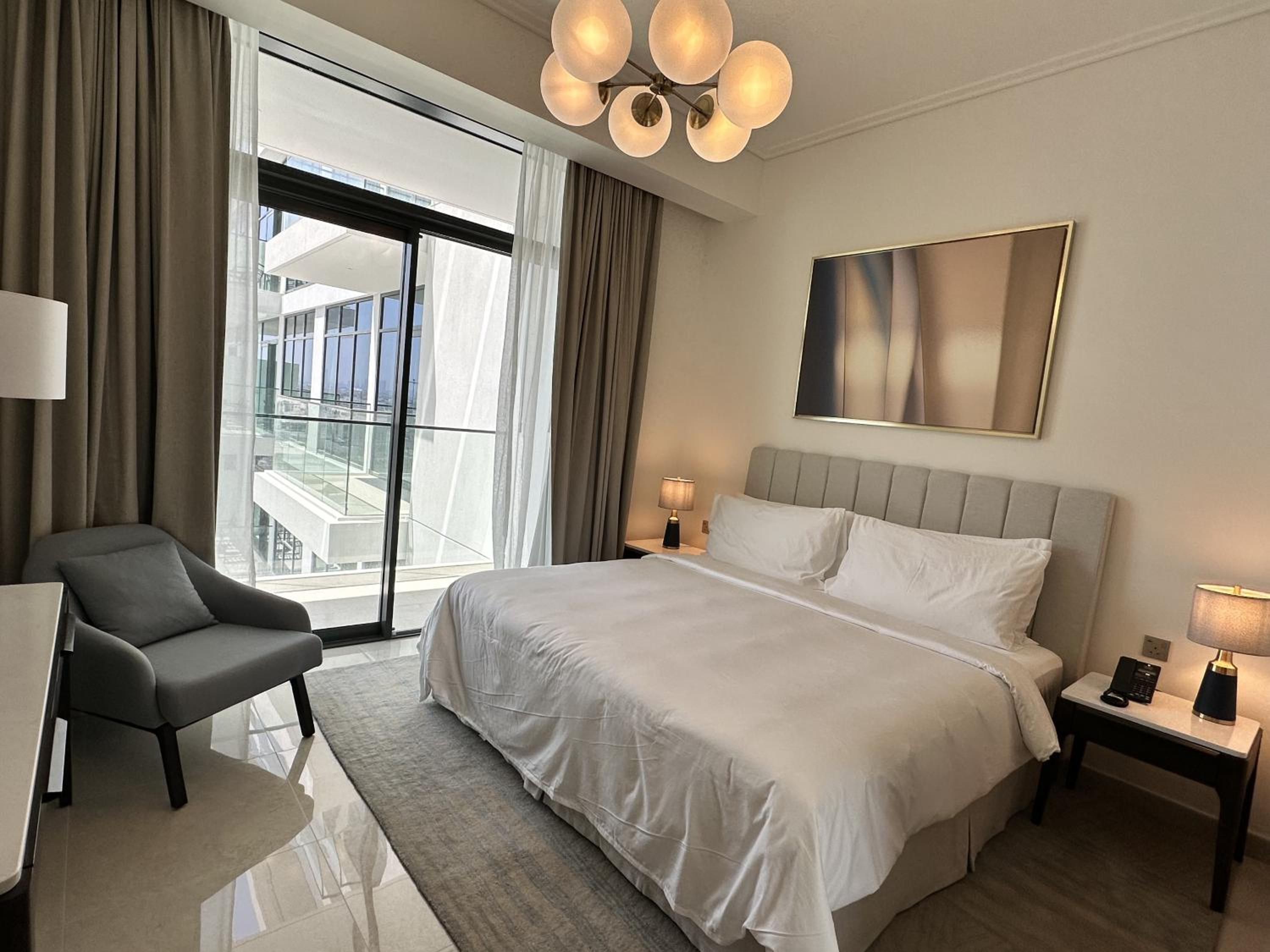 One-Bedroom Apartment with Garden View