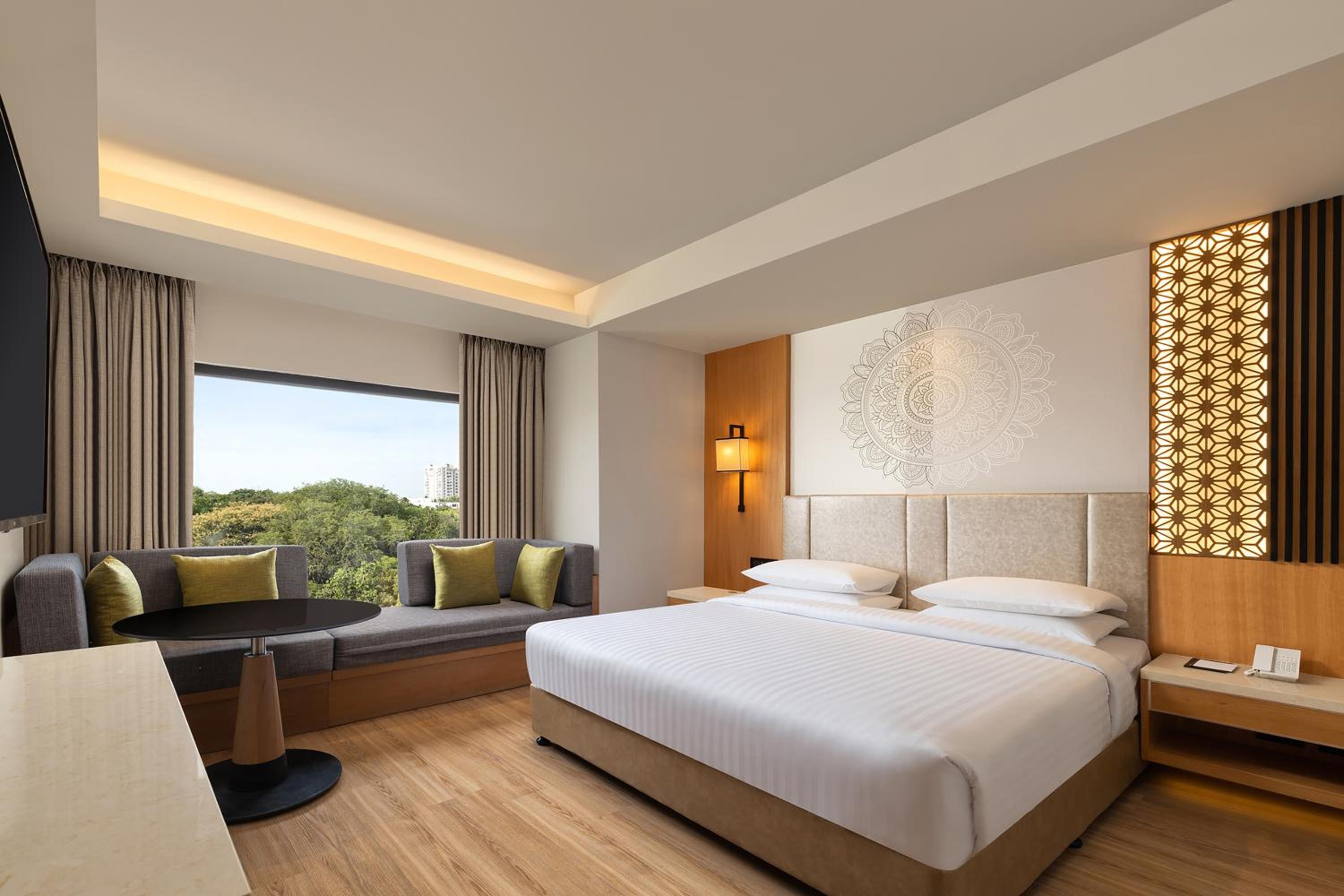 Two-Bedroom Family Suite with City View