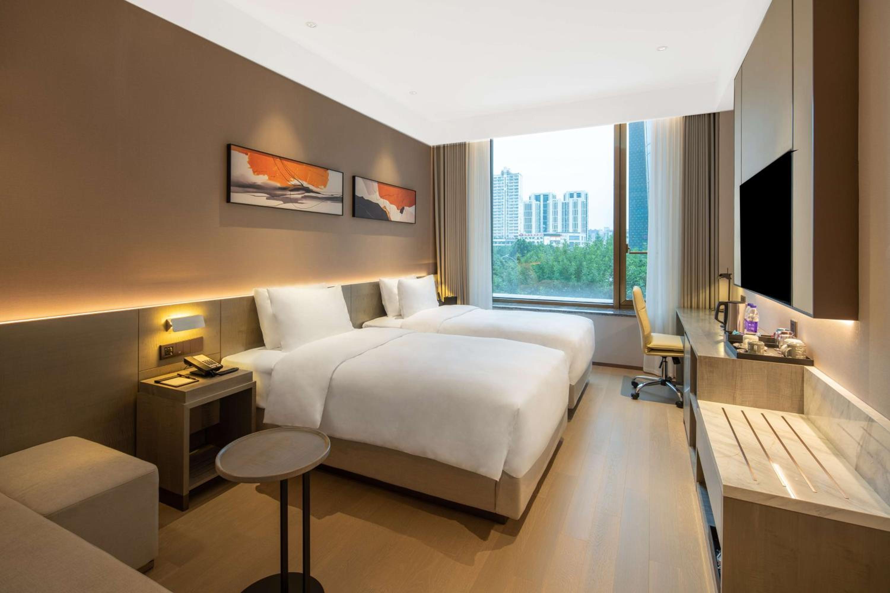 Twin Room with Sofa Bed and City View photo 1