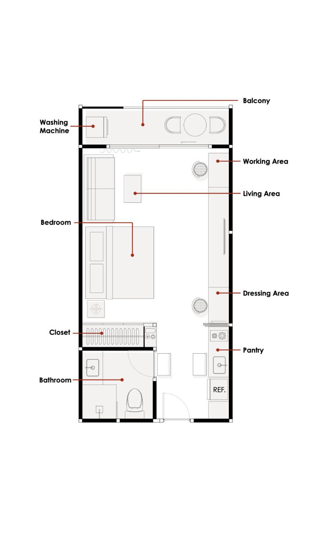 Studio Apartment with Sea View photo 3