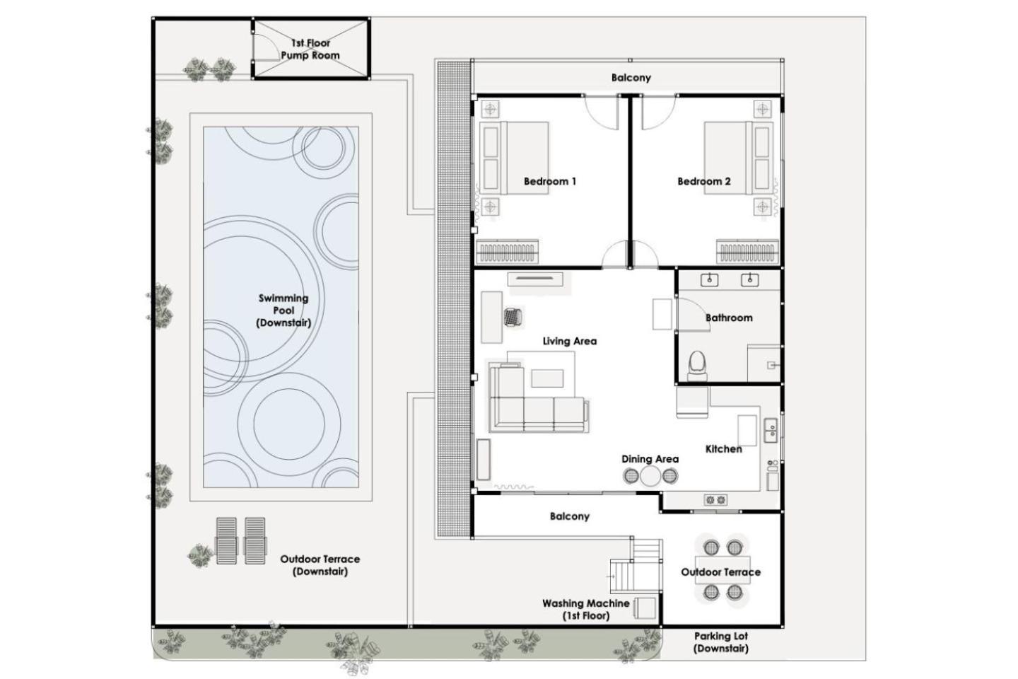 Two-Bedroom House photo 2