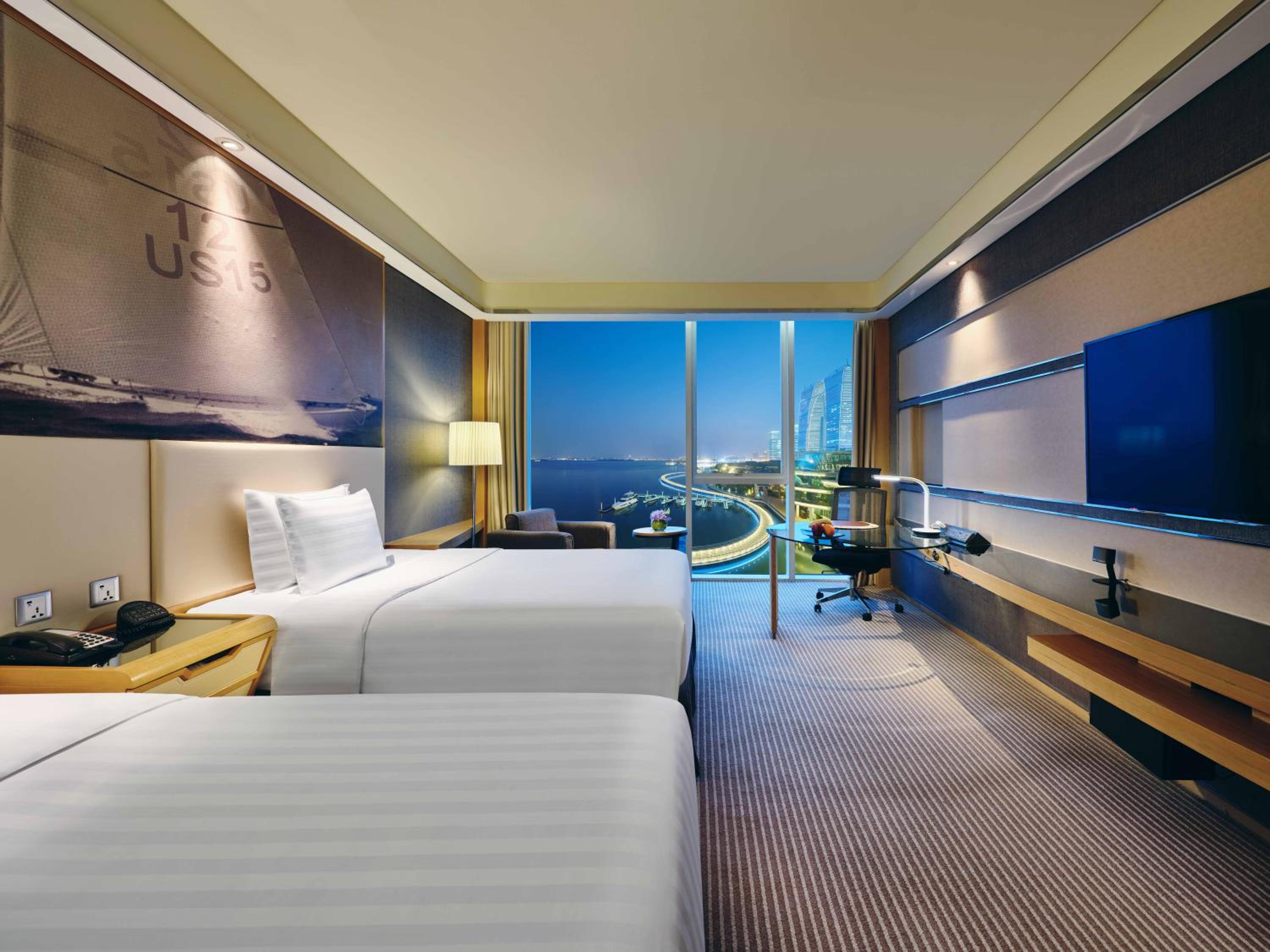 Premium Double Room with Two Double Beds and Lake View