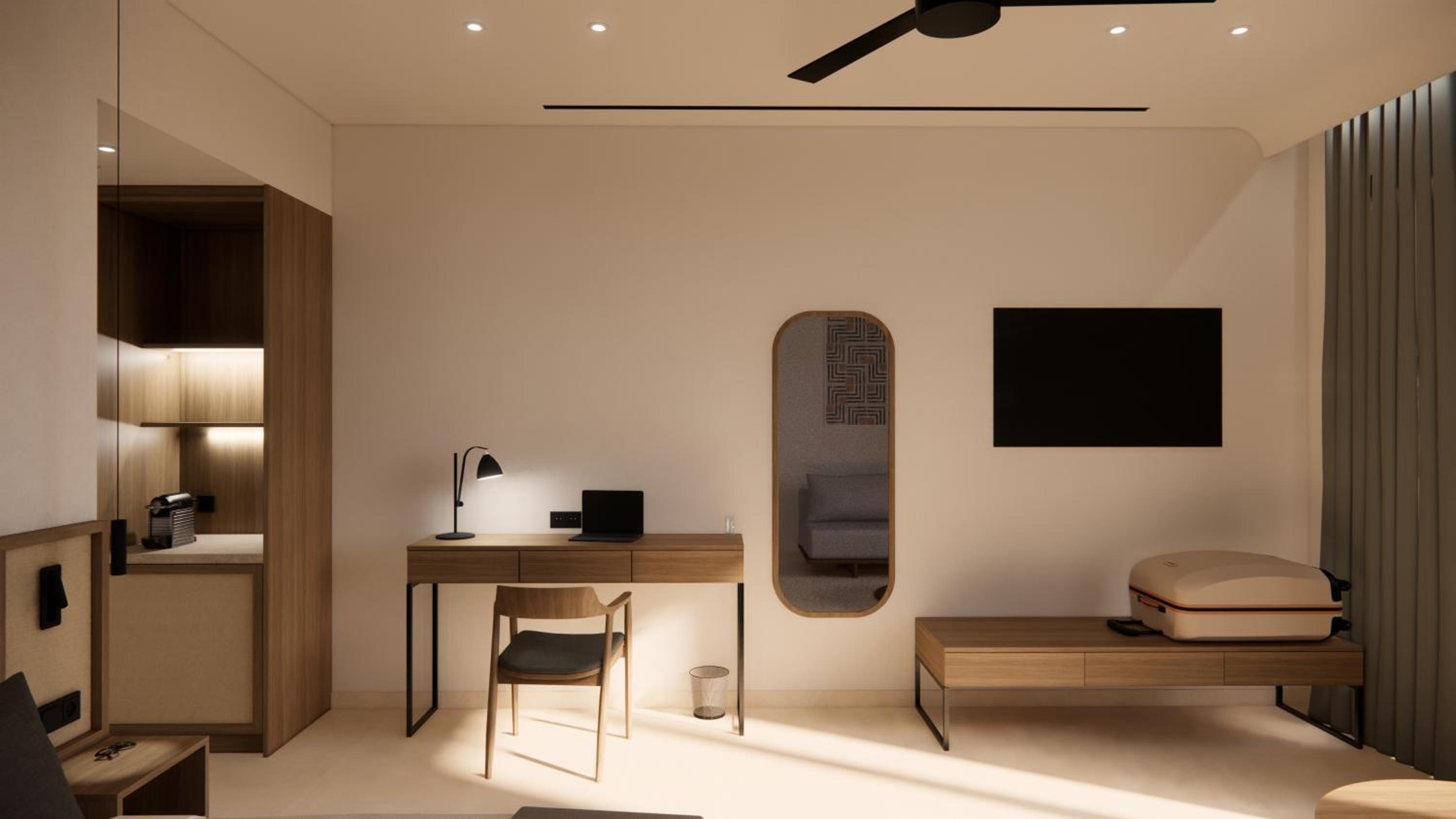 Deluxe Dreibettzimmer mit Meerblick