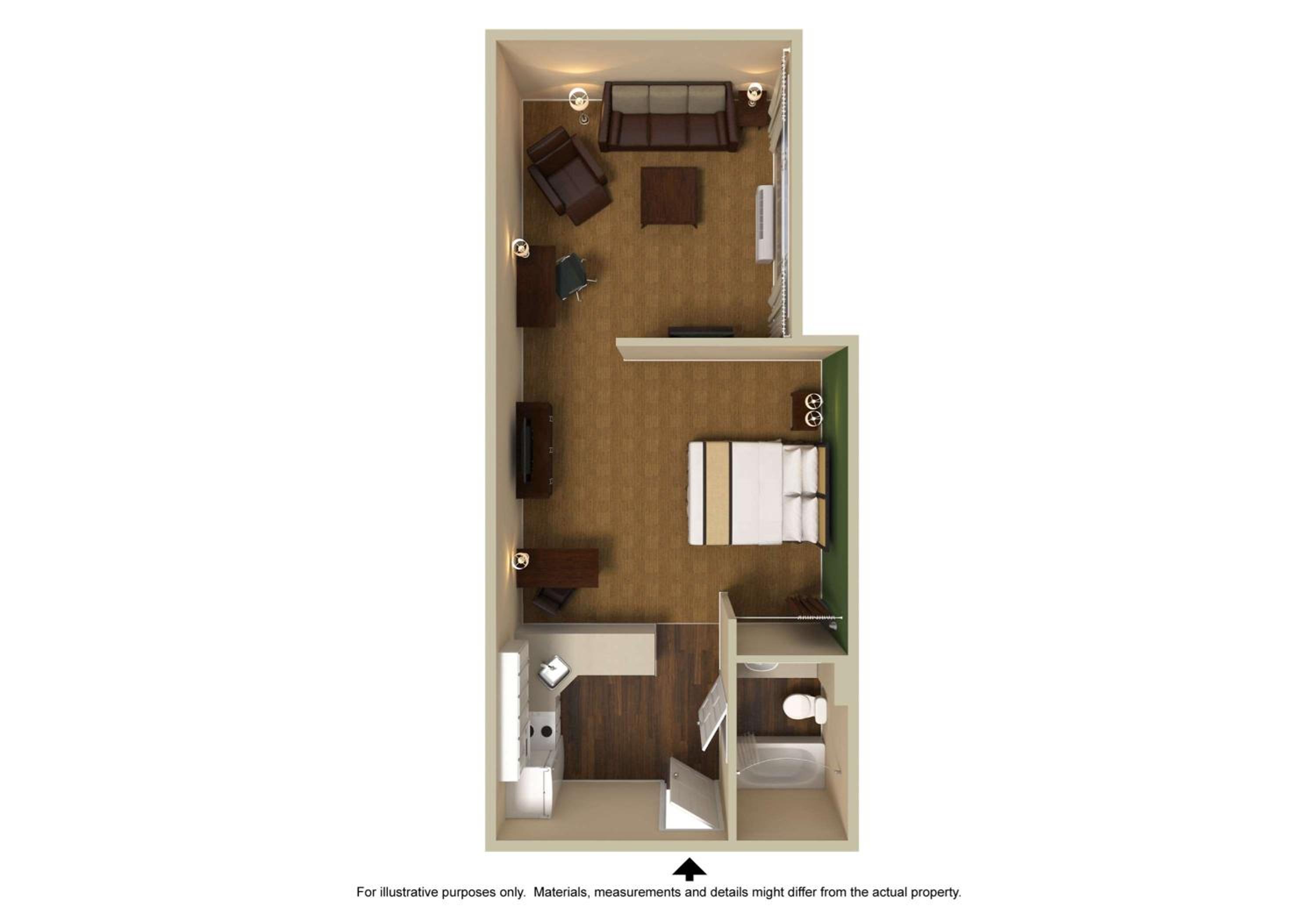 Deluxe Studio with 1 King Bed - Non-Smoking - Photo 13
