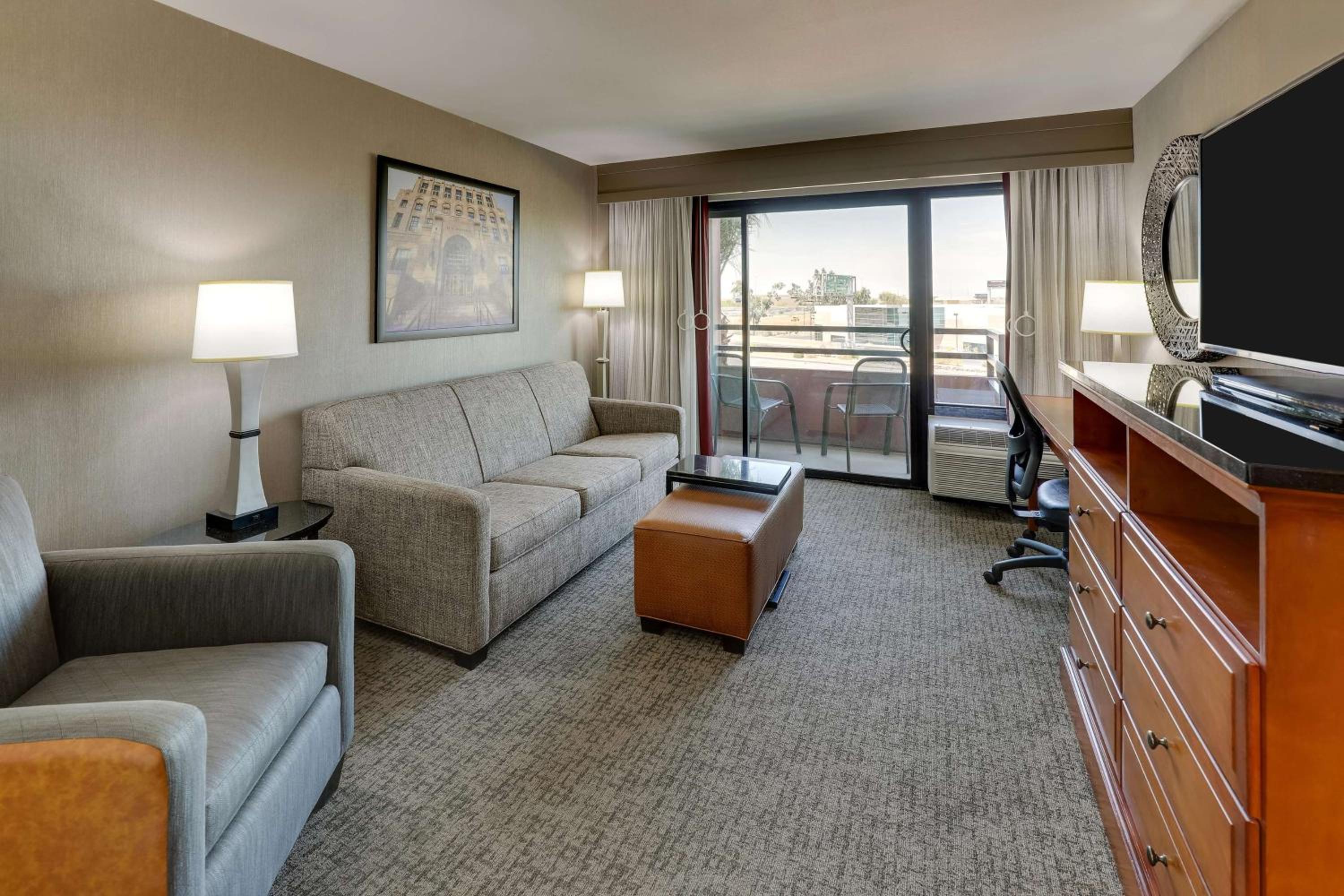 Queen Suite with Sofa Bed, Terrace - Hearing Accessible, Roll-in Shower photo 1
