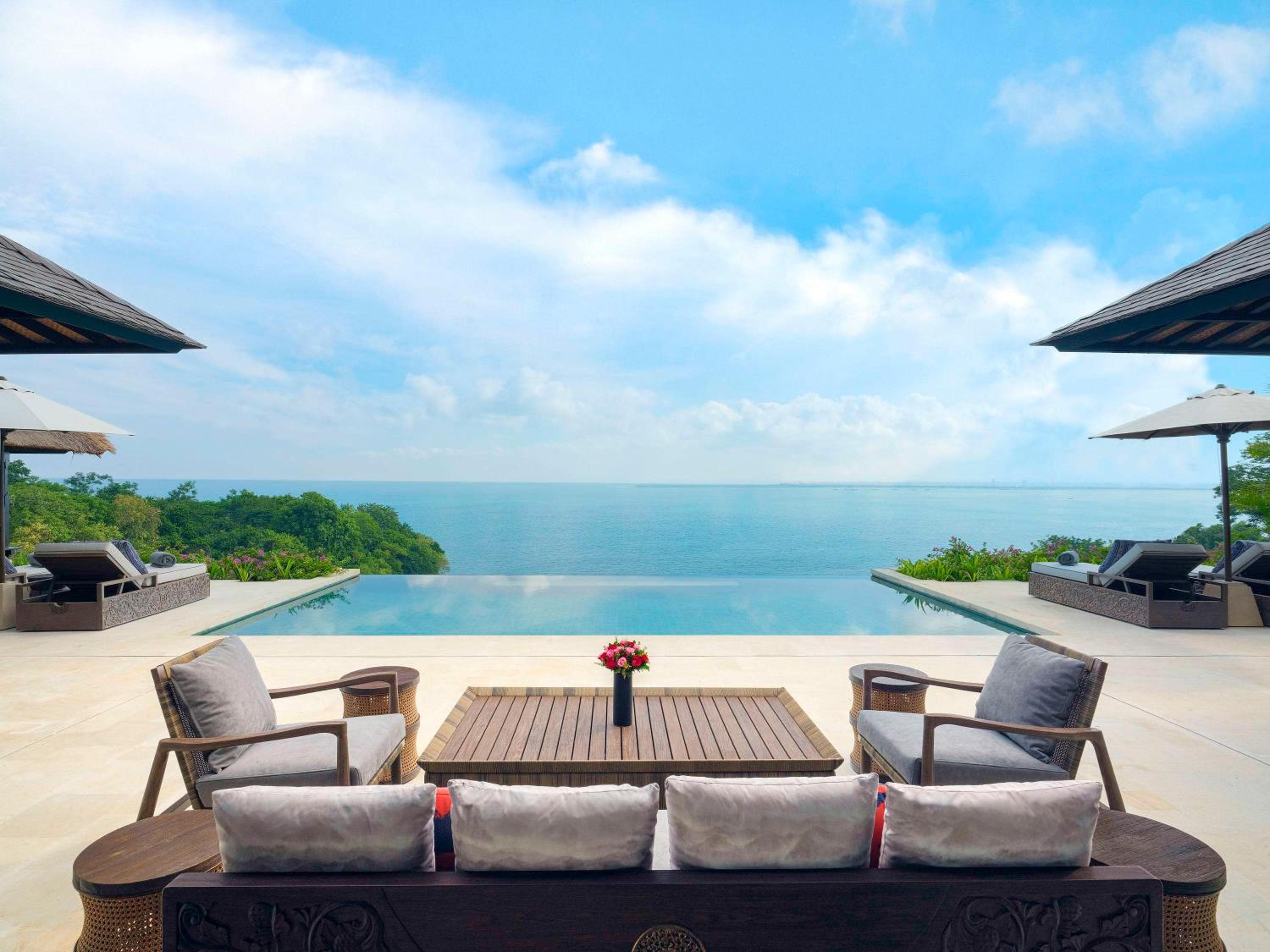 Ocean Front Two Bedroom Pool Villa - Pool View