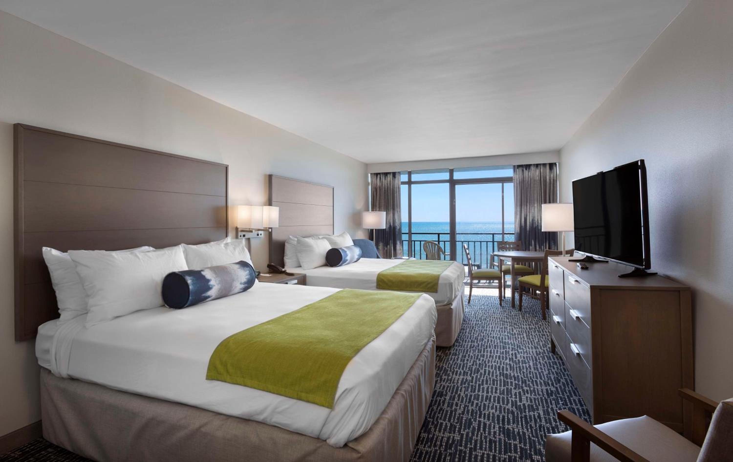 Queen Room with Two Queen Beds and Balcony - Ocean Front/Non-Smoking - Photo 1