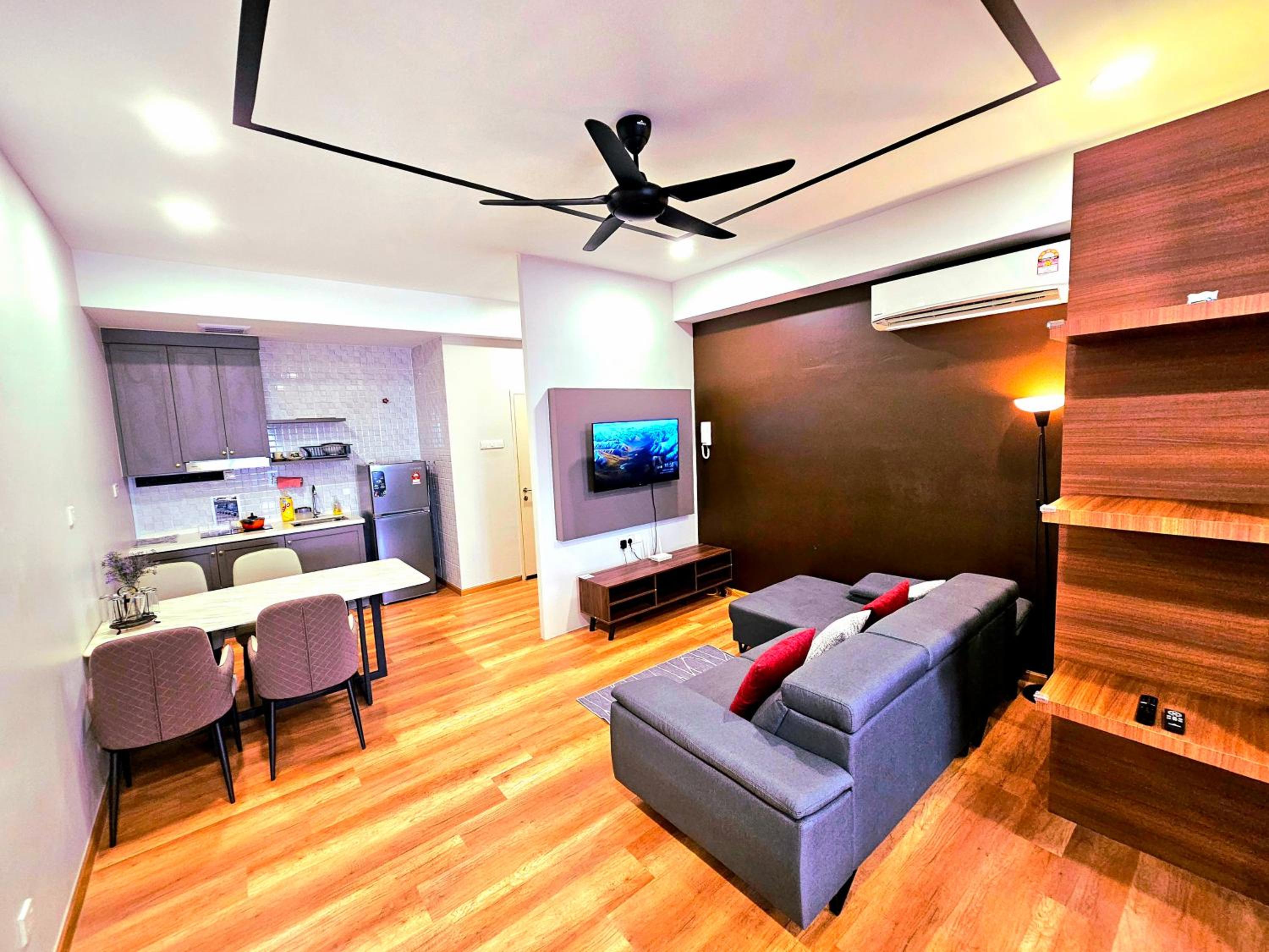 Cozy Family Studio Apartment (Near Elevator and Swimming Pool)