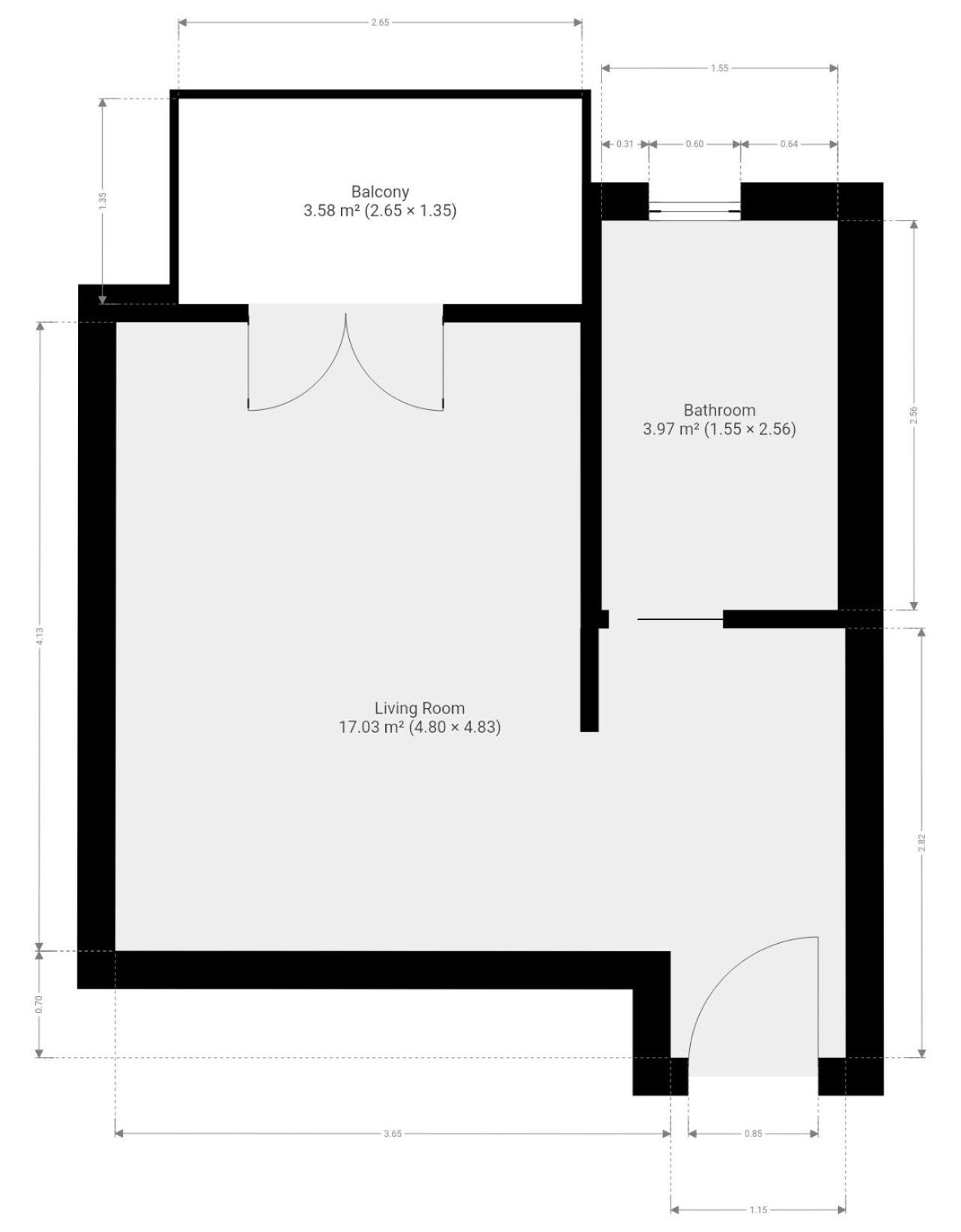 Apartment with Balcony photo 2
