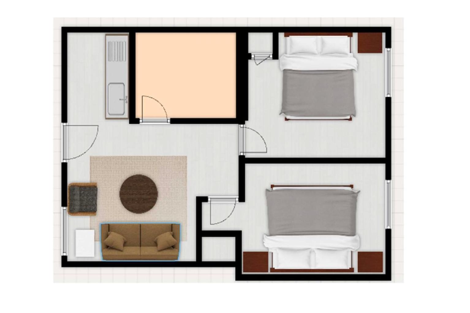 Two-Bedroom Suite - Photo 6