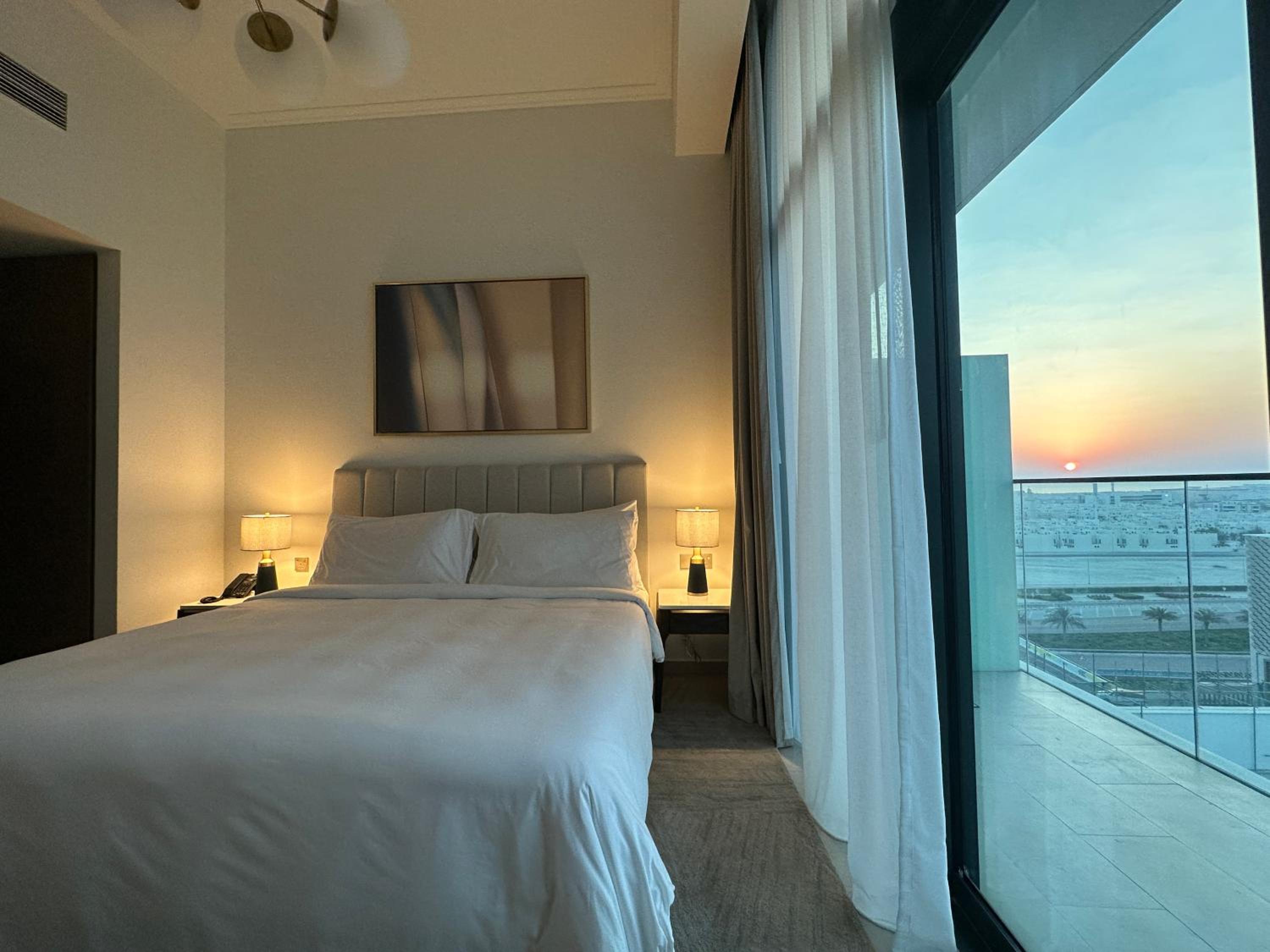 One-Bedroom Apartment with Balcony and City View