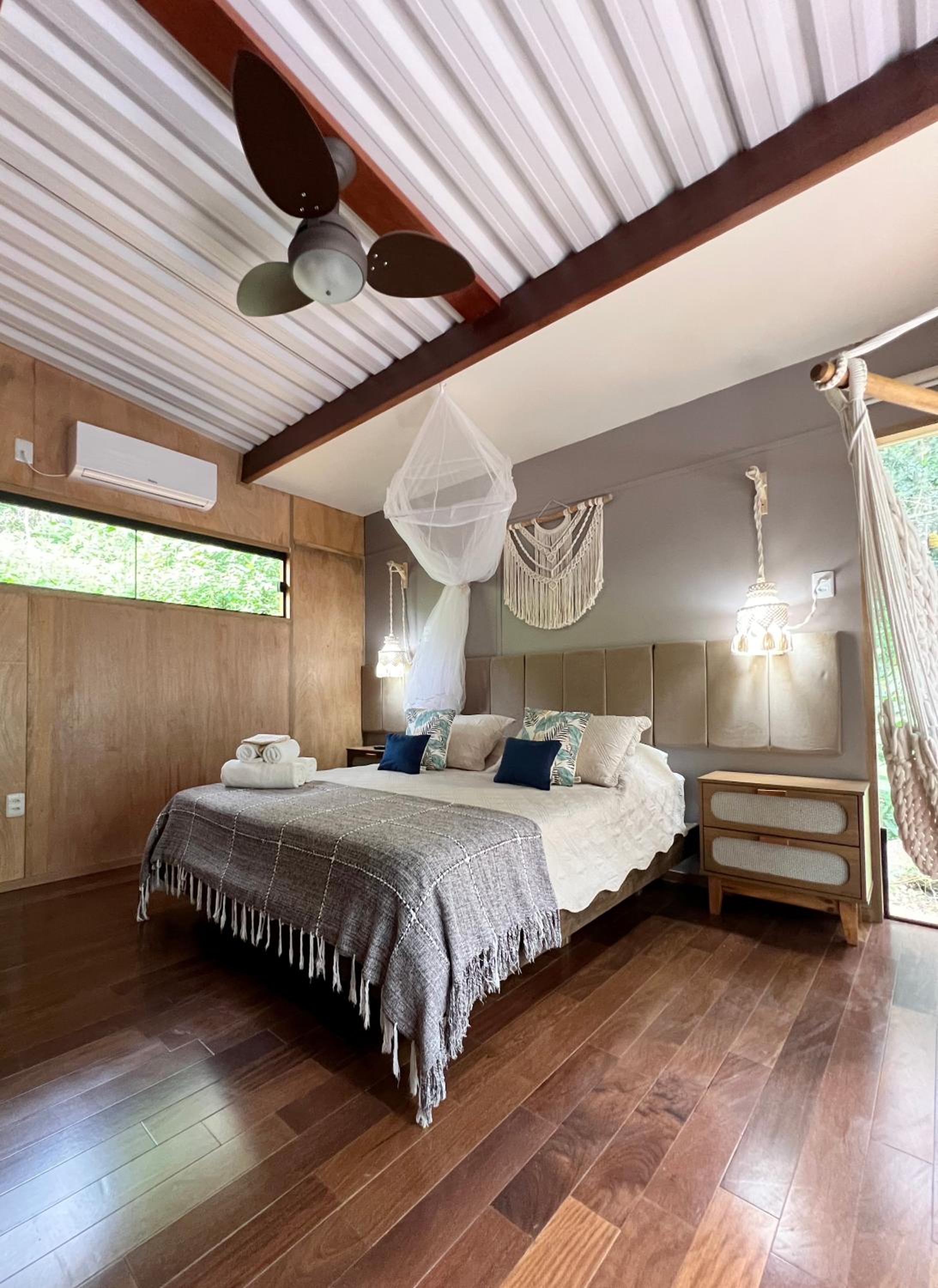 Deluxe Family Suite with a Stairway and Forest View