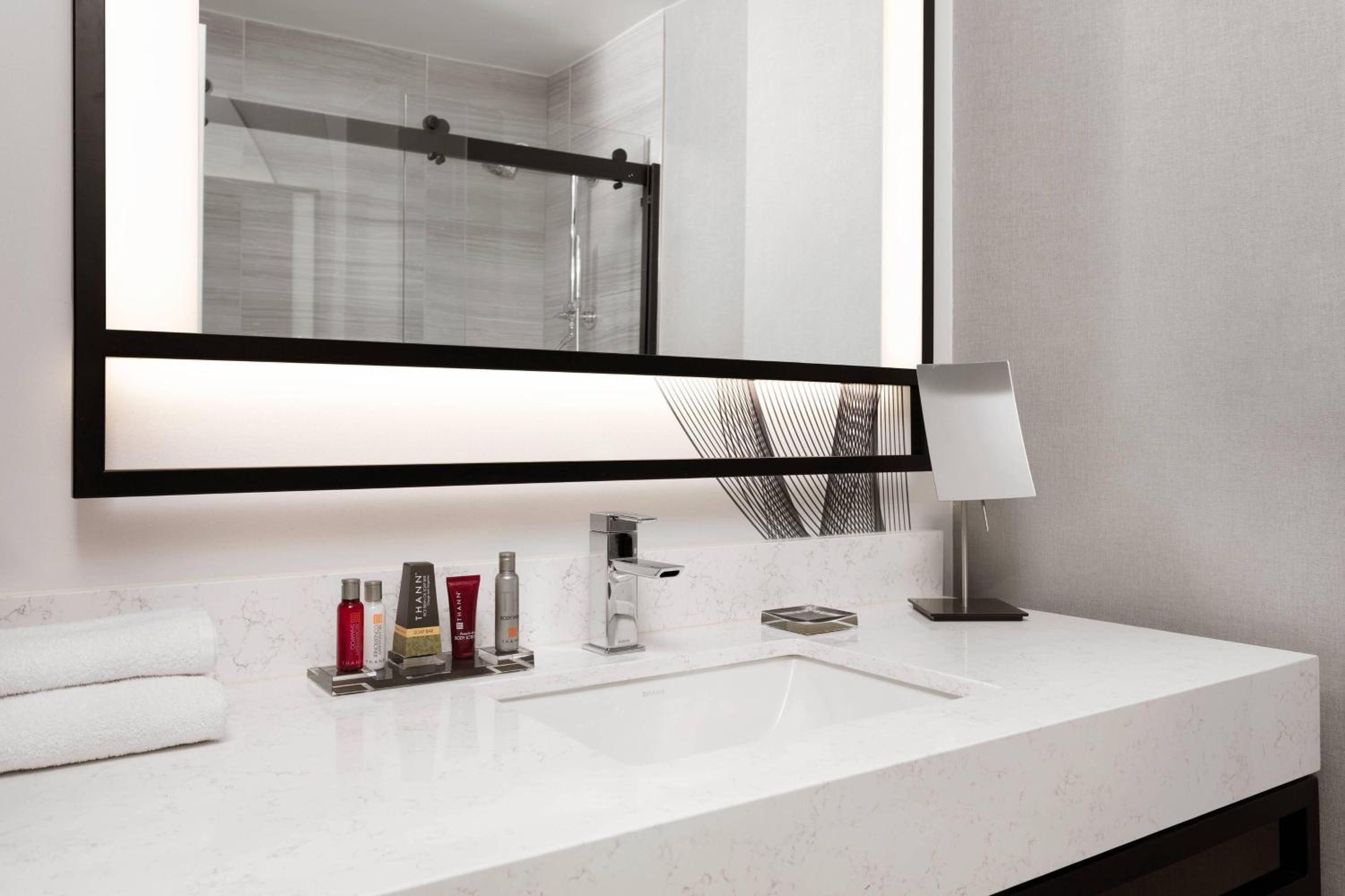 Deluxe King Room with Roll-in Shower - Mobility and Hearing Accessible