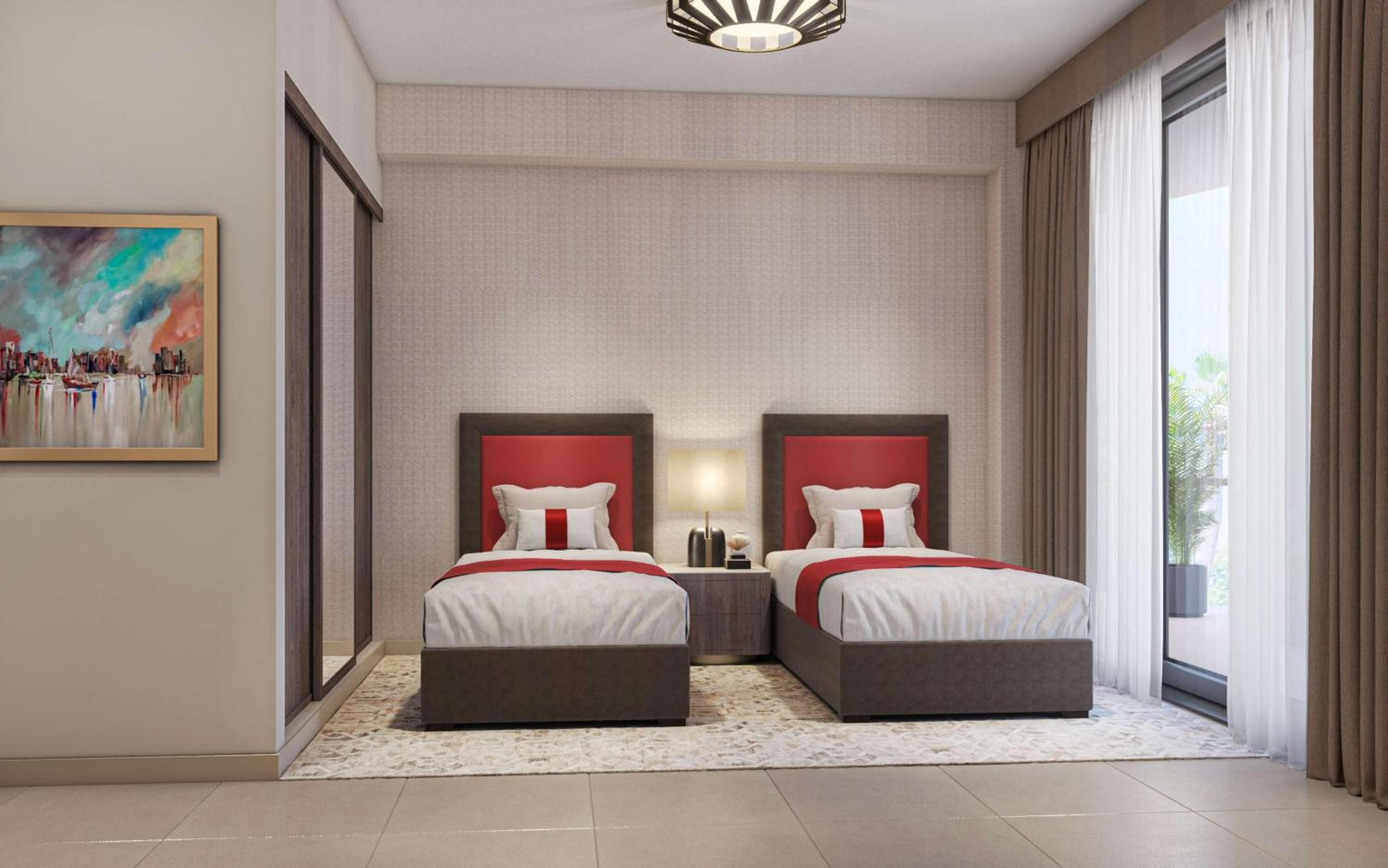 Premium One-Bedroom Twin Suite With City View