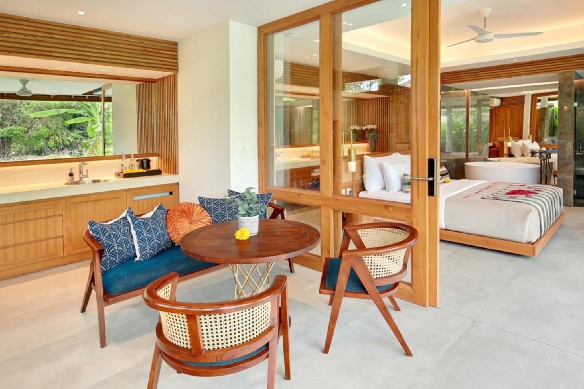 Grand One-Bedroom Rice Field View Villa with Private Pool